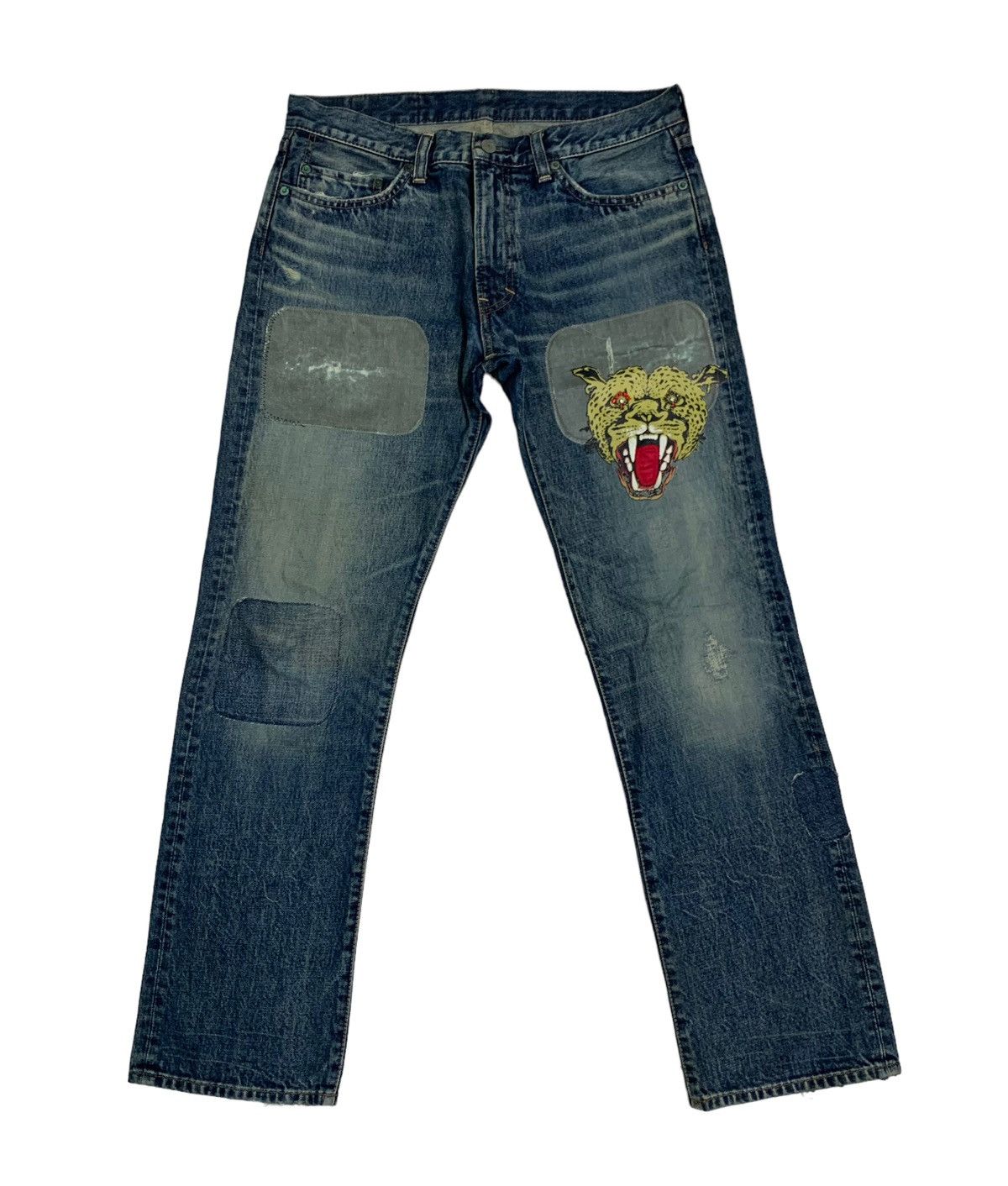 20471120 🔥Insane Design RNA Patch work Distressed Jeans Size US 32 / EU 48 - 2 Thumbnail