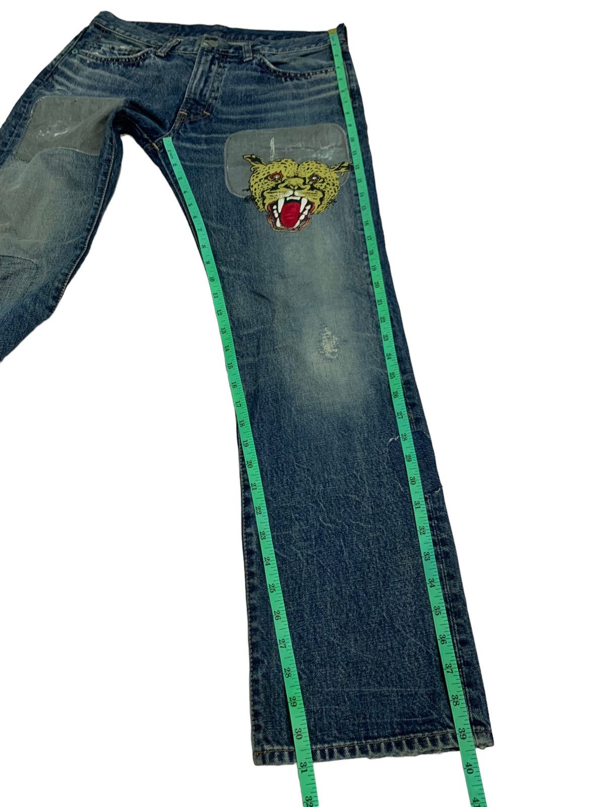20471120 🔥Insane Design RNA Patch work Distressed Jeans Size US 32 / EU 48 - 16 Thumbnail