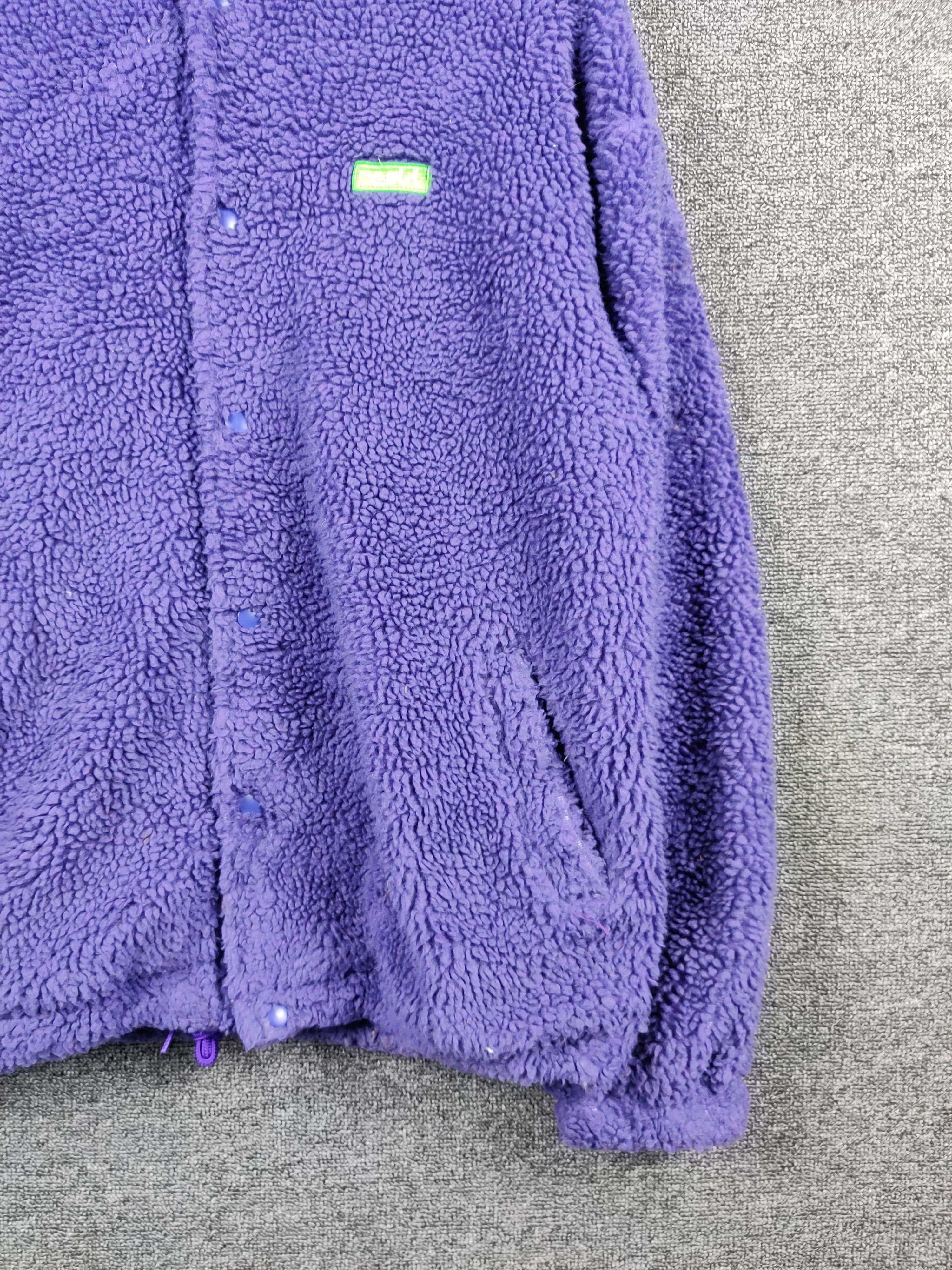 Girl Skateboards Vintage X-Girl Fleece Deep Pile Sherpa Jacket Size US L / EU 52-54 / 3 - 6 Thumbnail