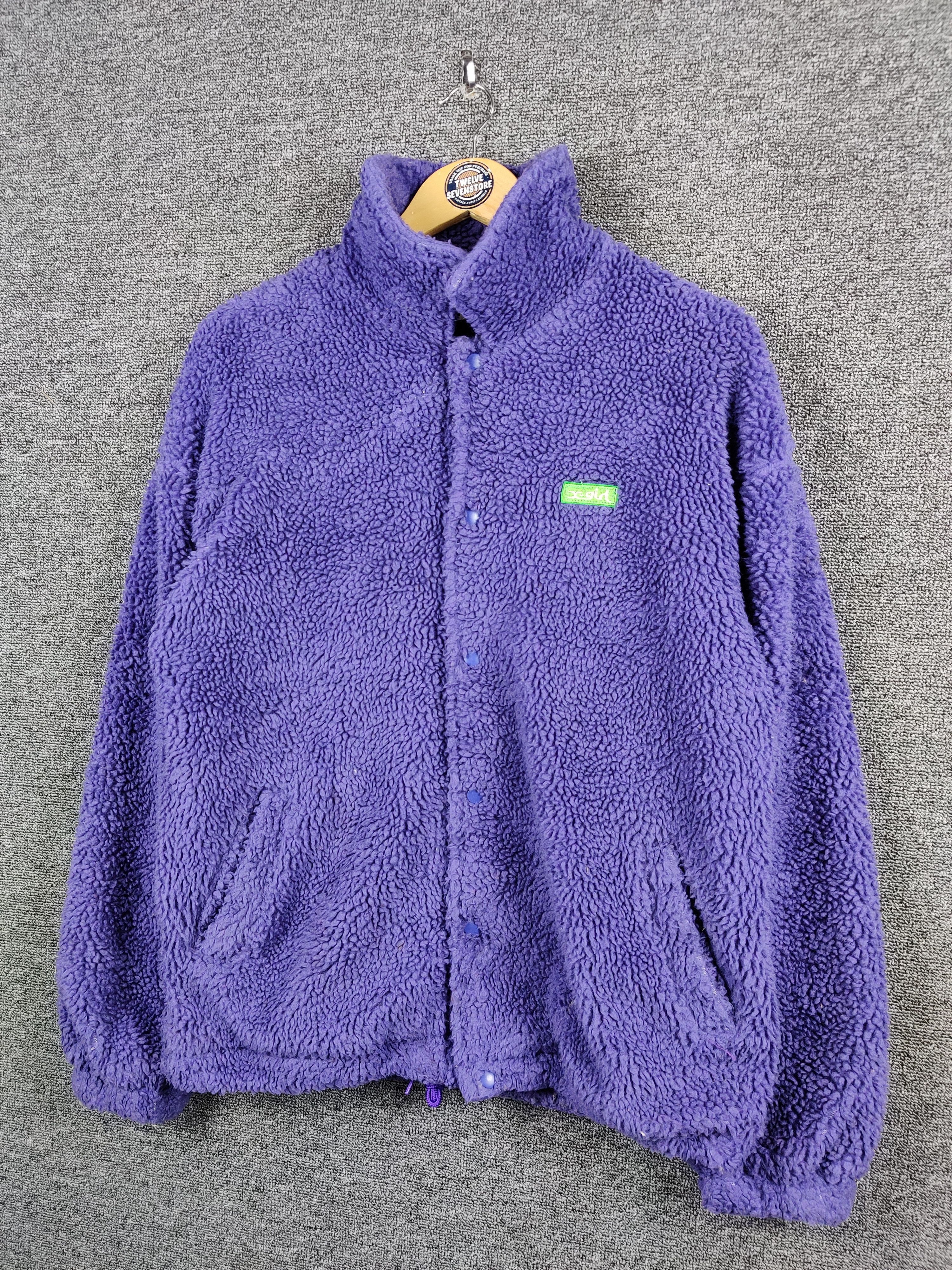 Girl Skateboards Vintage X-Girl Fleece Deep Pile Sherpa Jacket Size US L / EU 52-54 / 3 - 2 Thumbnail