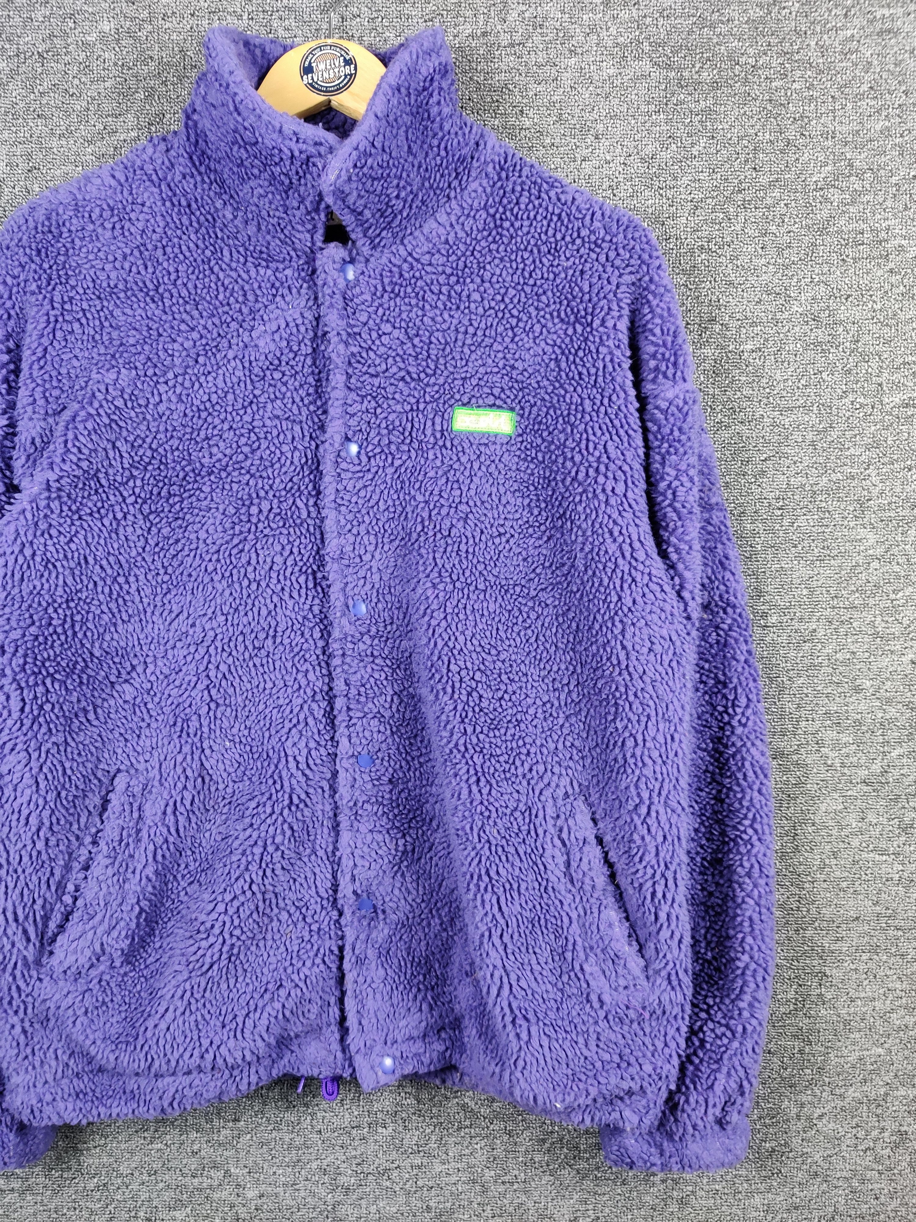 Girl Skateboards Vintage X-Girl Fleece Deep Pile Sherpa Jacket Size US L / EU 52-54 / 3 - 3 Thumbnail