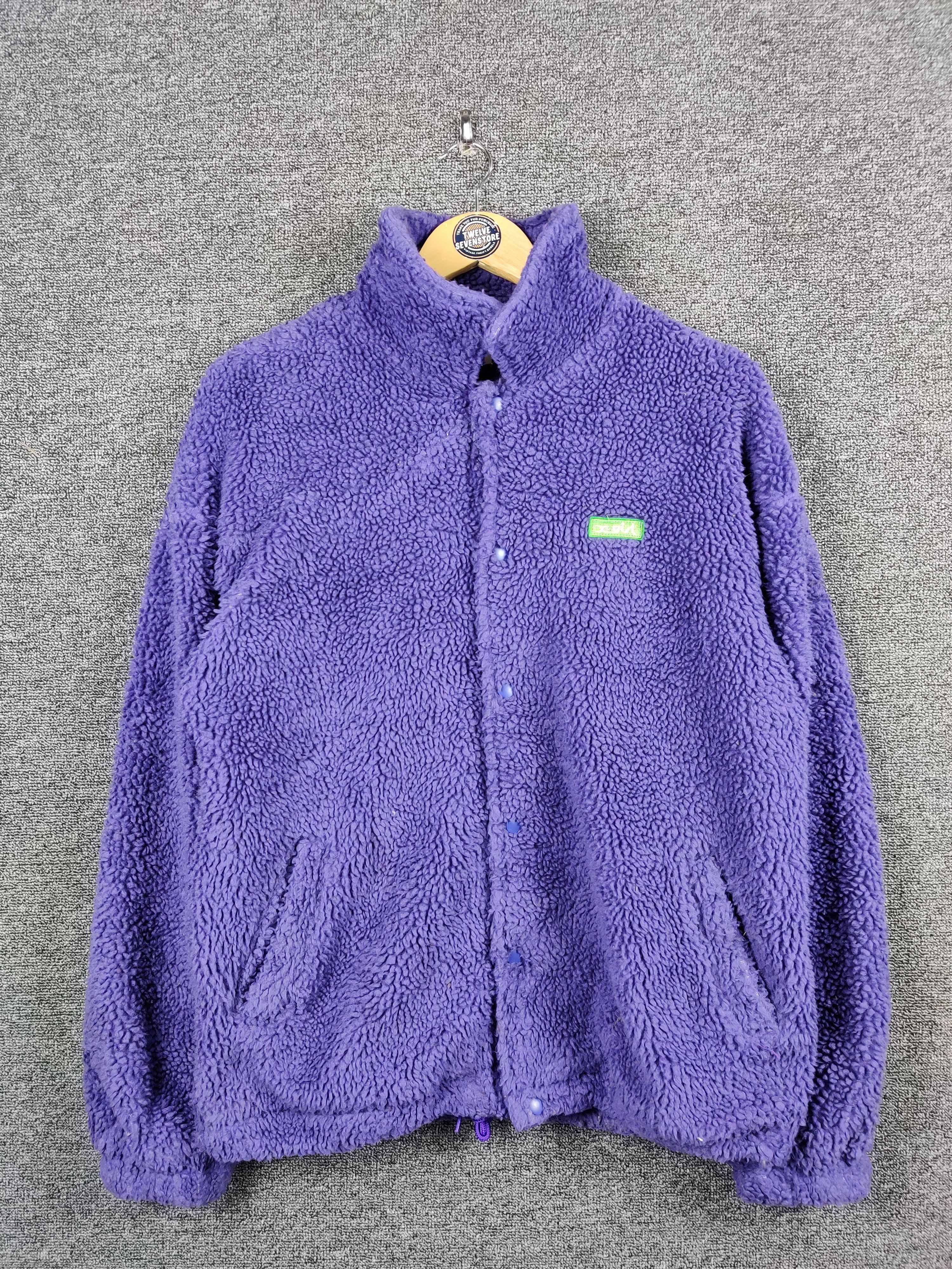 Girl Skateboards Vintage X-Girl Fleece Deep Pile Sherpa Jacket Size US L / EU 52-54 / 3 - 1 Thumbnail