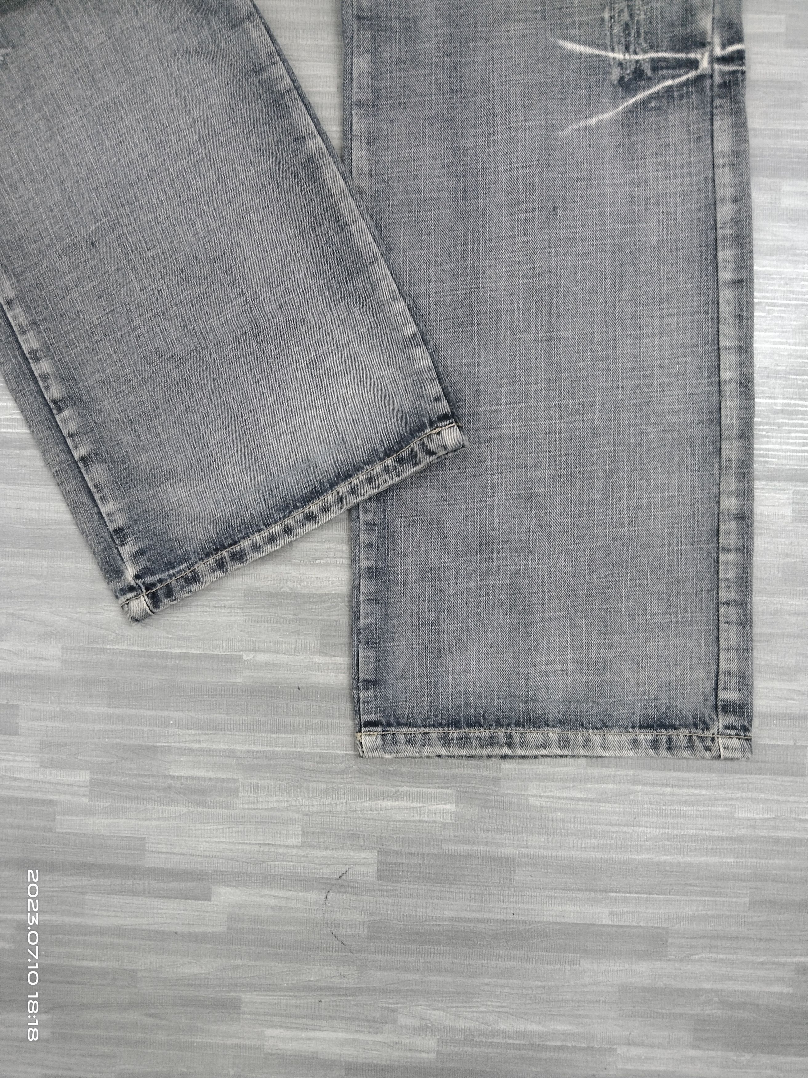 Japanese Brand BAGGY SICK ALL BLACK DENIM PANTS Size US 31 - 6 Thumbnail