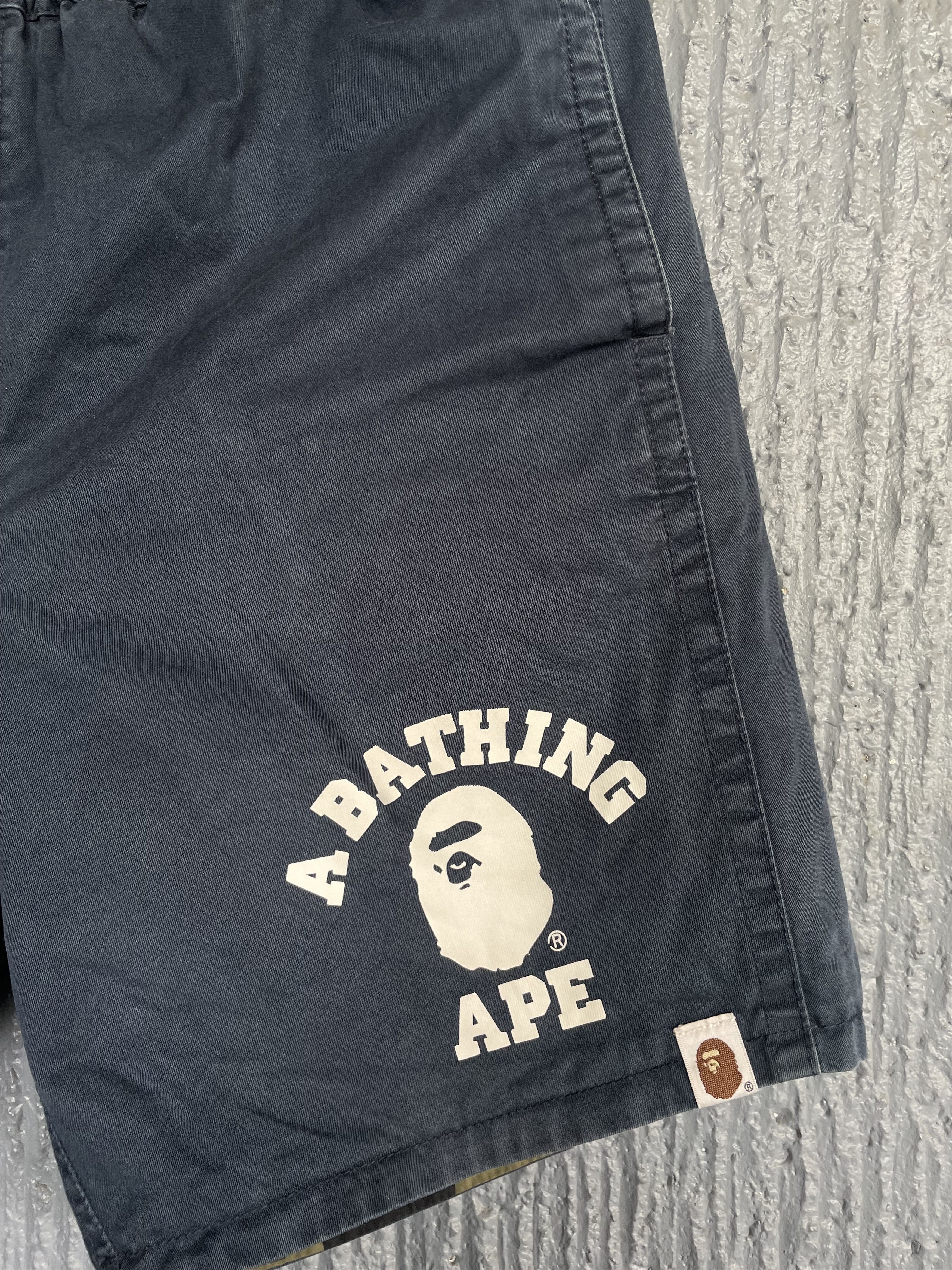 Bape Bape College Logo Reversible Camo Swim short Size US 28 / EU 44 - 6 Thumbnail