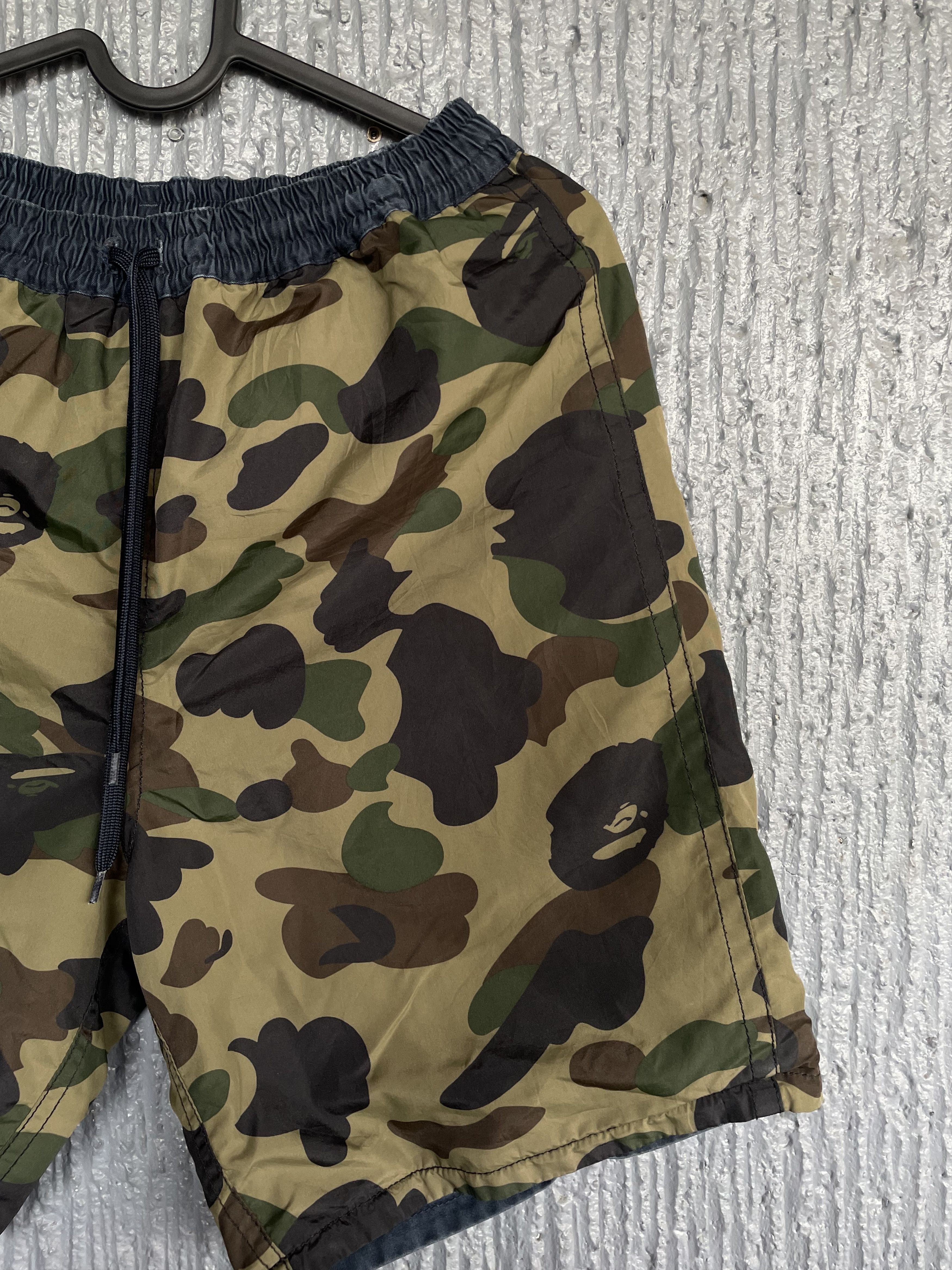 Bape Bape College Logo Reversible Camo Swim short Size US 28 / EU 44 - 4 Thumbnail