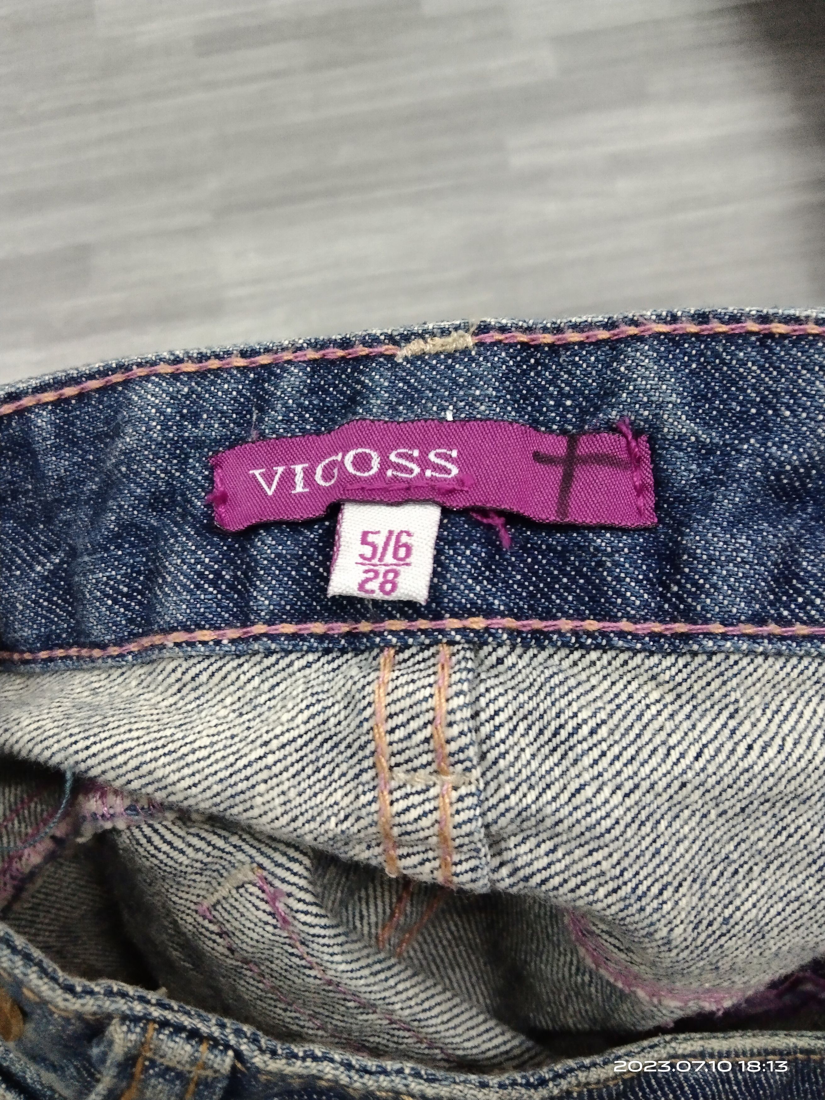 Japanese Brand FLARE SICK RIPED VIGOS DENIM PANTS Size US 31 - 9 Thumbnail