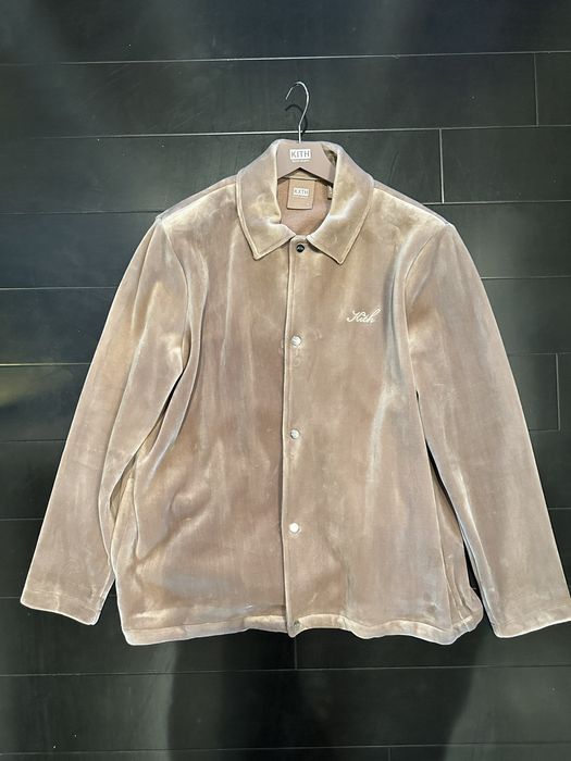 Kith KITH VELOUR COACHES JACKET FW21 | Grailed