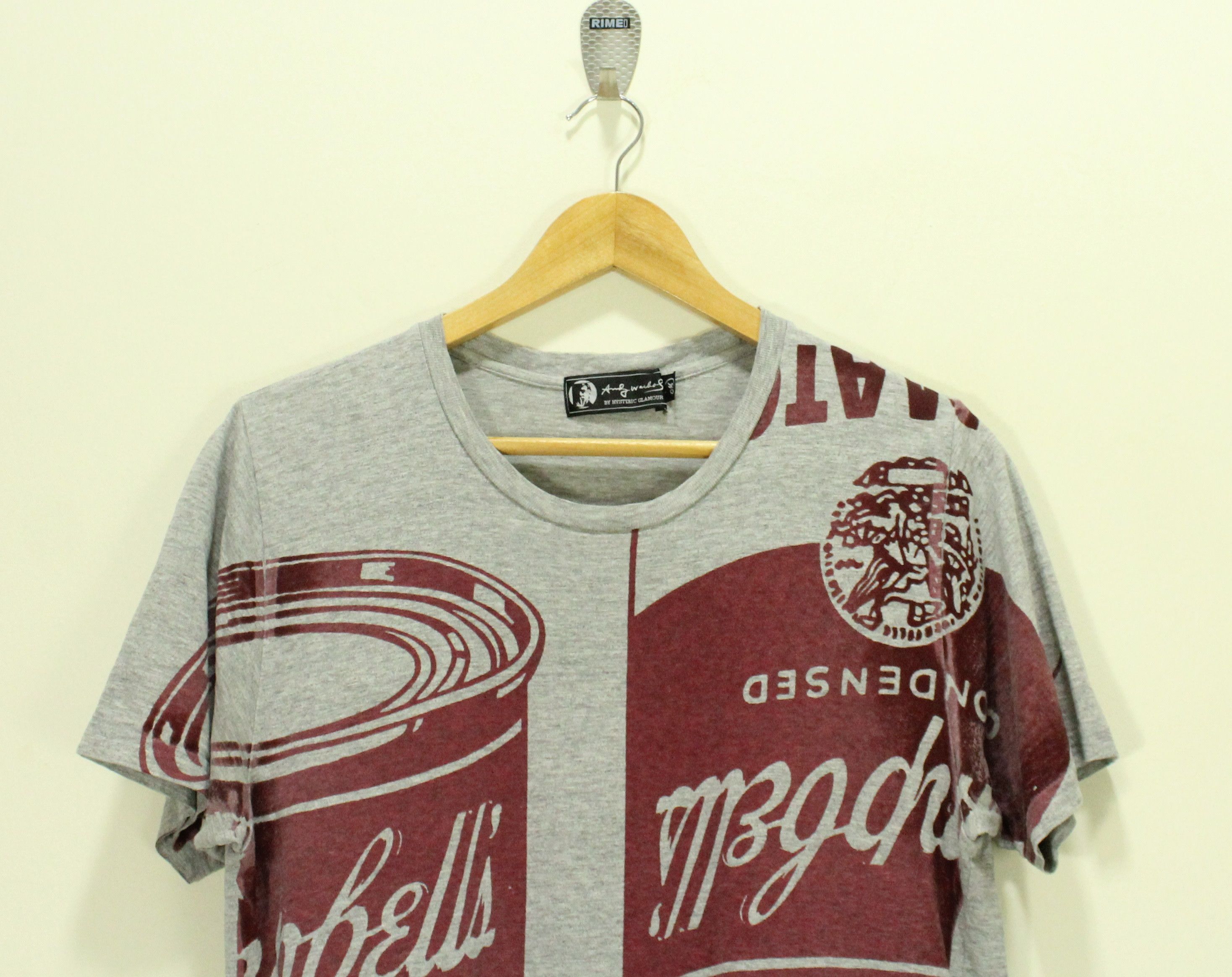 Hysteric Glamour HYSTERIC GLAMOUR x ANDY AWRHOL T Shirt Soup Distressed Size US M / EU 48-50 / 2 - 2 Thumbnail