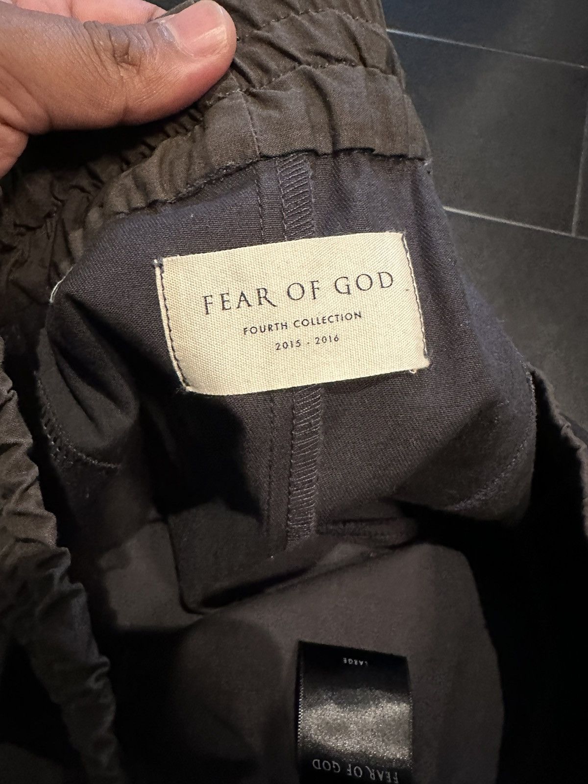 Fear of God FEAR OF GOD DRAWSTRING TROUSERS FOURTH