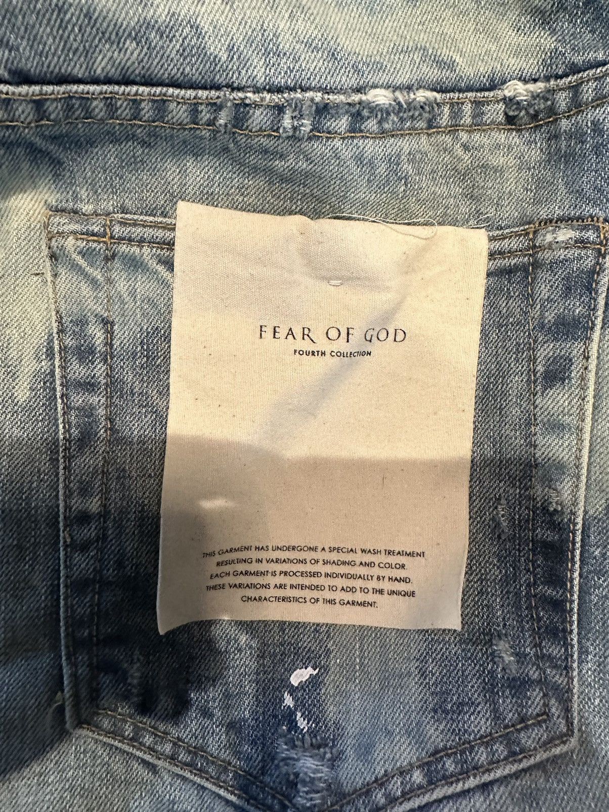 Fear of God FEAR OF GOD ROMPER DENIM FOURTH COLLECTION 32 | Grailed