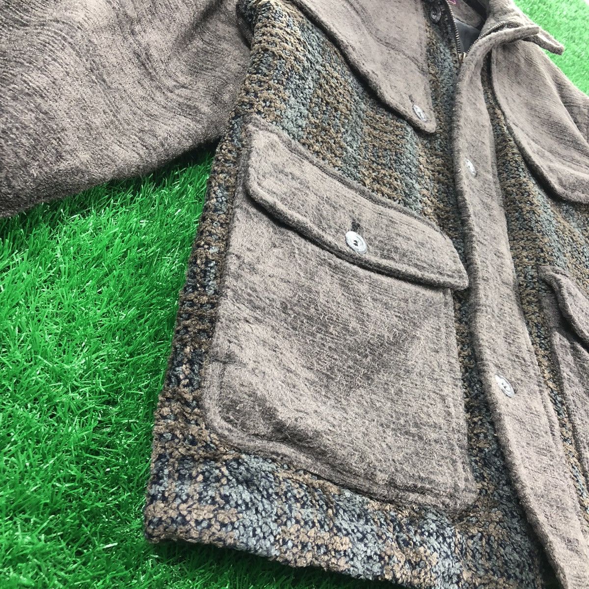 Japanese Brand Vintage 90's Caravach Fleece Zipper Jacket Size US L / EU 52-54 / 3 - 8 Thumbnail
