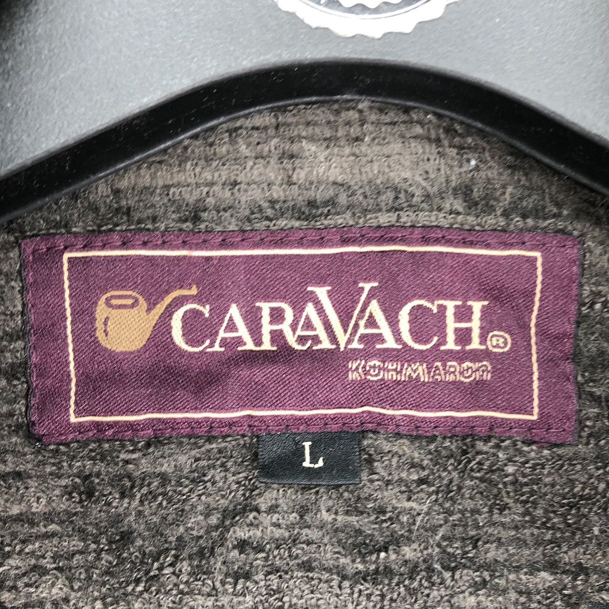 Japanese Brand Vintage 90's Caravach Fleece Zipper Jacket Size US L / EU 52-54 / 3 - 15 Thumbnail