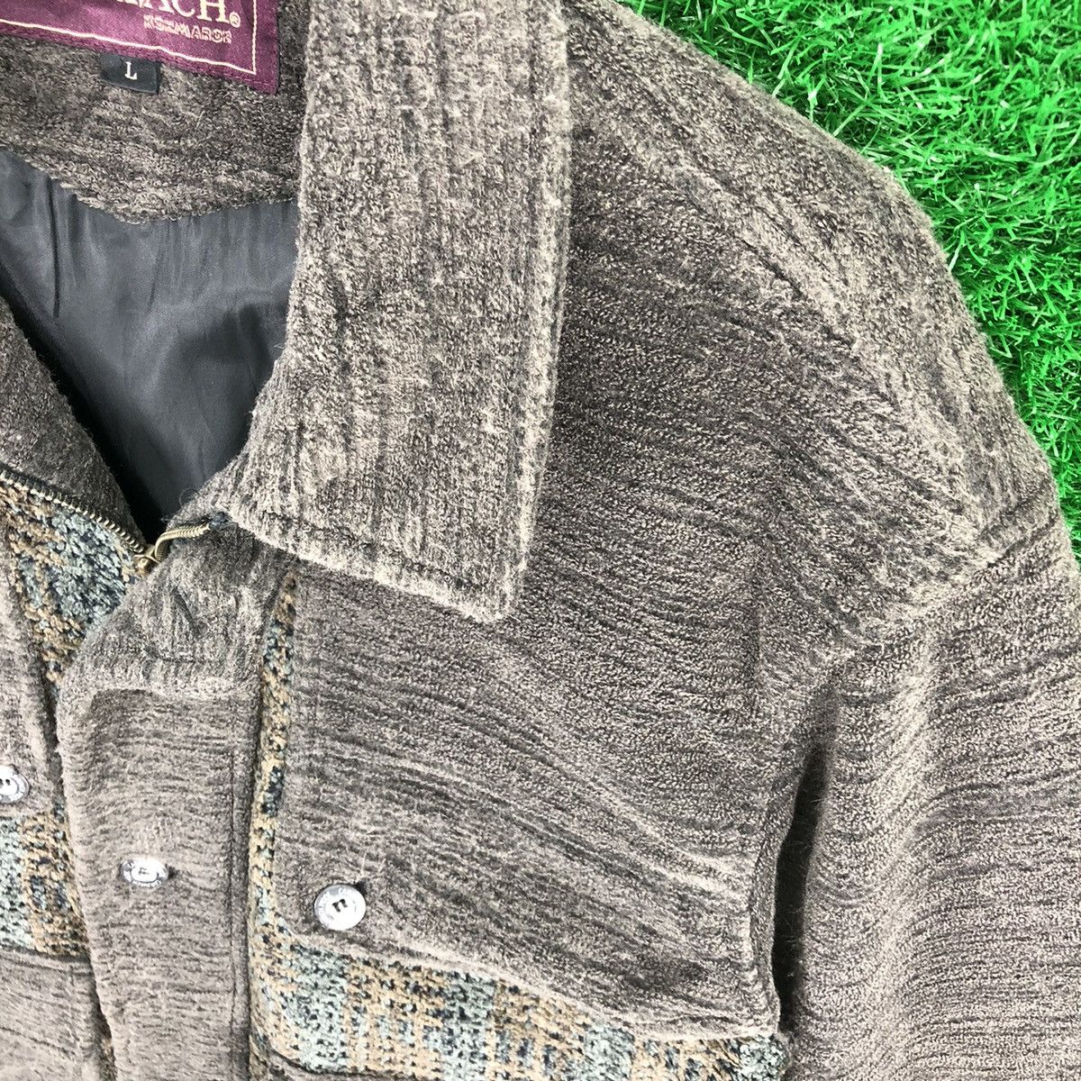 Japanese Brand Vintage 90's Caravach Fleece Zipper Jacket Size US L / EU 52-54 / 3 - 7 Thumbnail