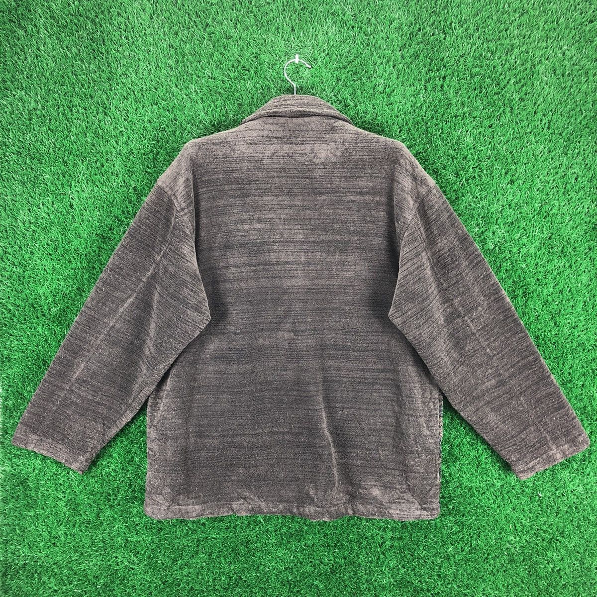 Japanese Brand Vintage 90's Caravach Fleece Zipper Jacket Size US L / EU 52-54 / 3 - 4 Thumbnail