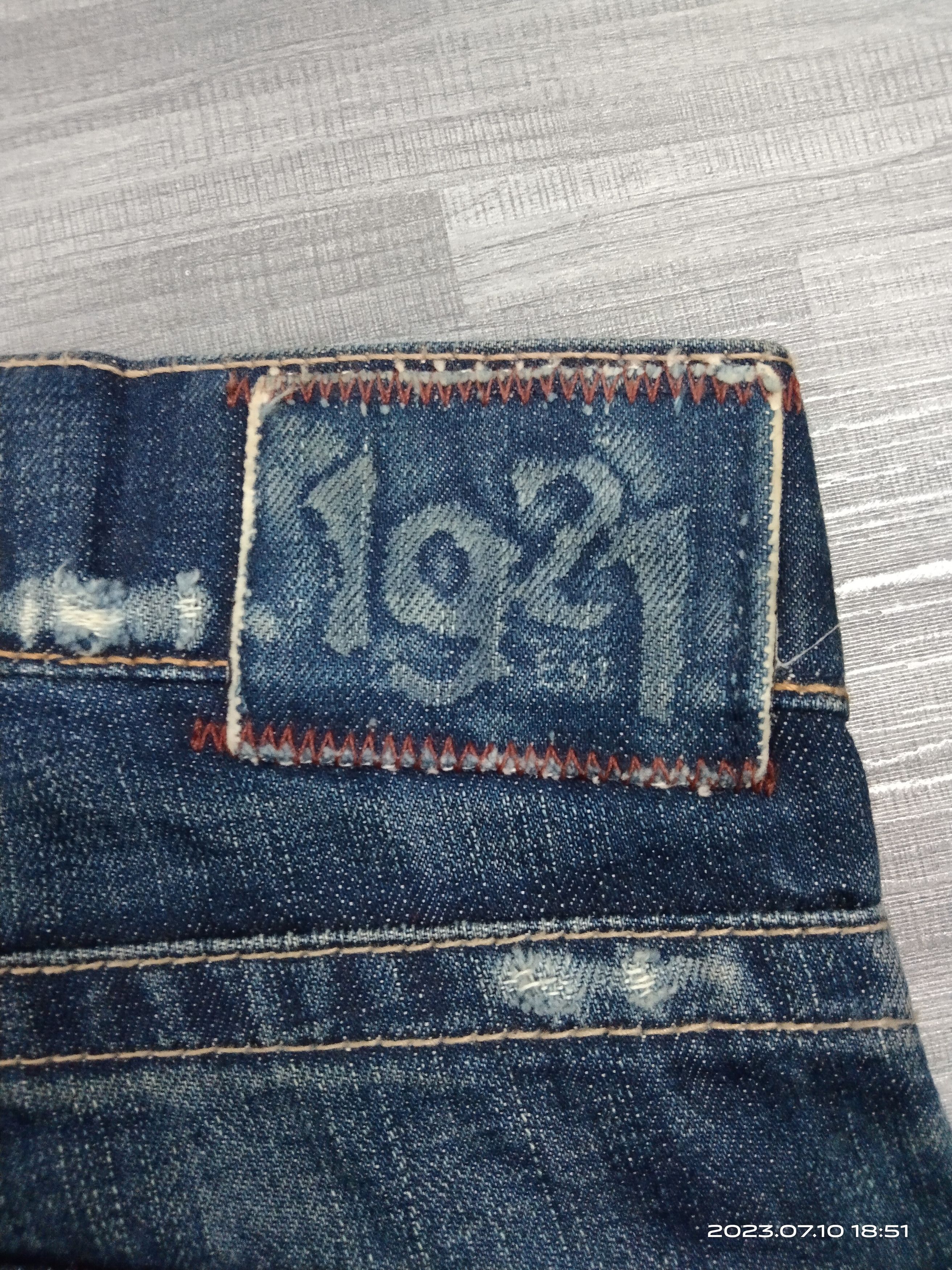 Japanese Brand FLARE SICK 1921 DENIM PANTS Size US 30 / EU 46 - 8 Thumbnail