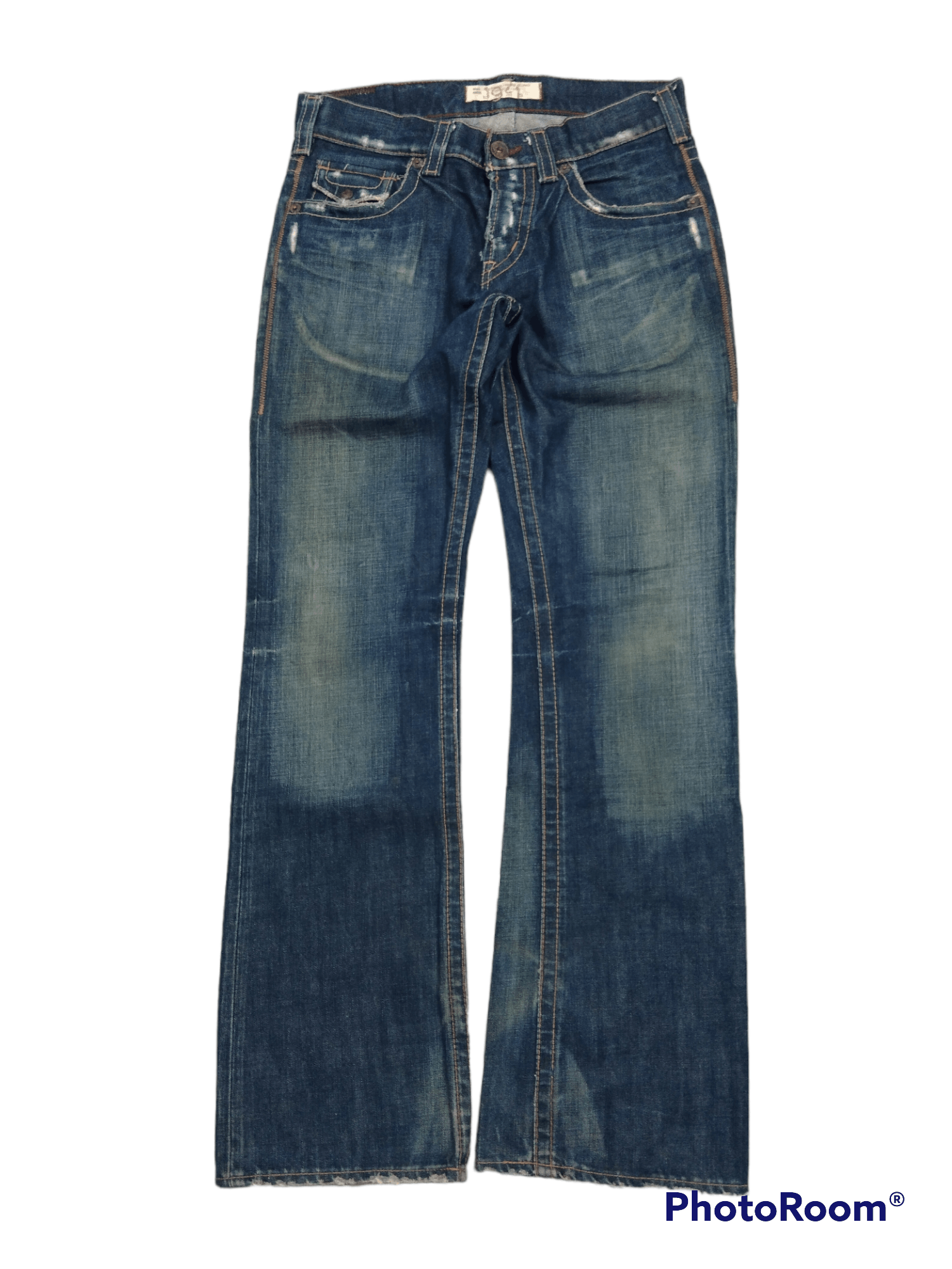 Japanese Brand FLARE SICK 1921 DENIM PANTS Size US 30 / EU 46 - 1 Thumbnail
