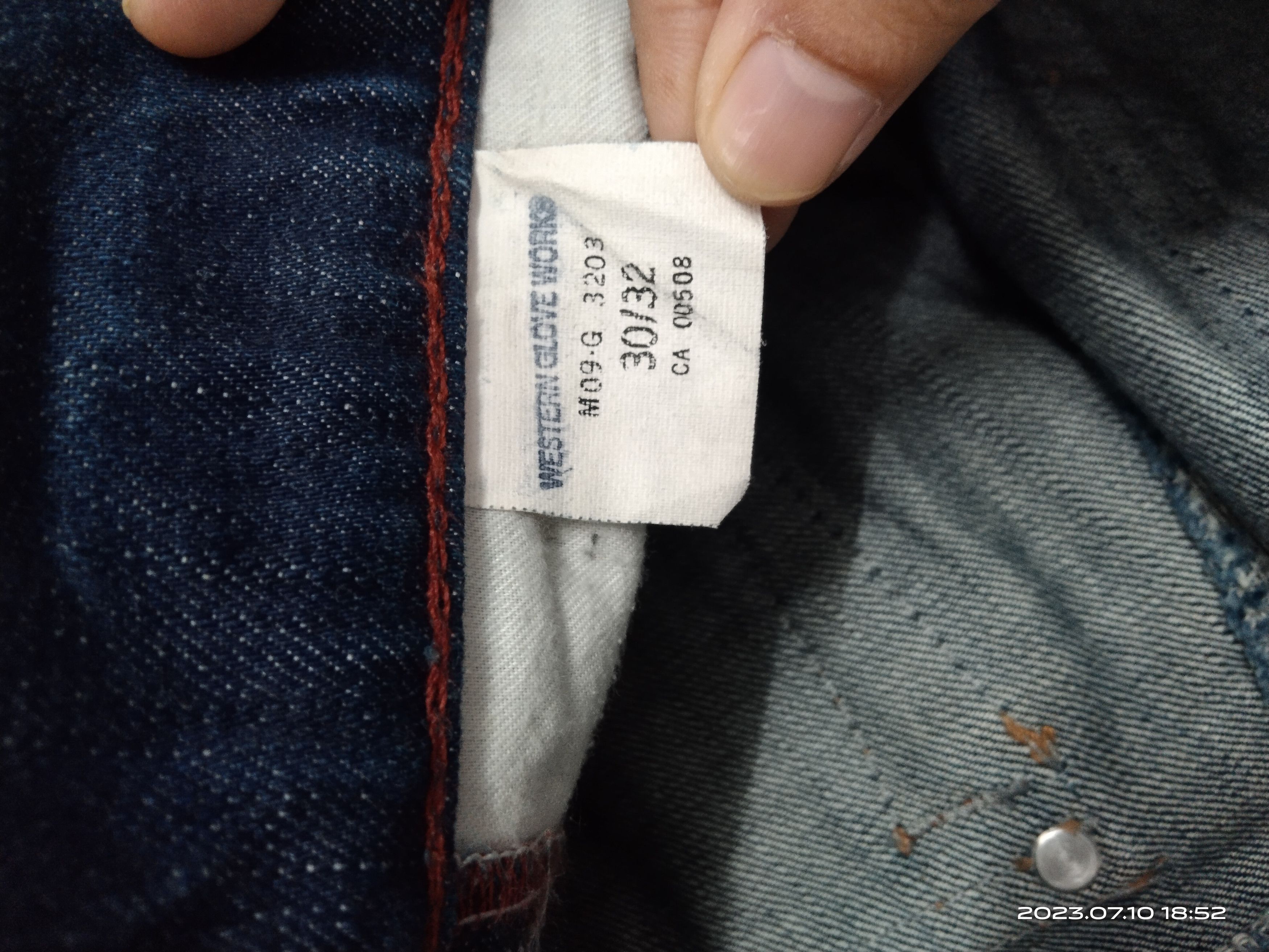 Japanese Brand FLARE SICK 1921 DENIM PANTS Size US 30 / EU 46 - 9 Thumbnail