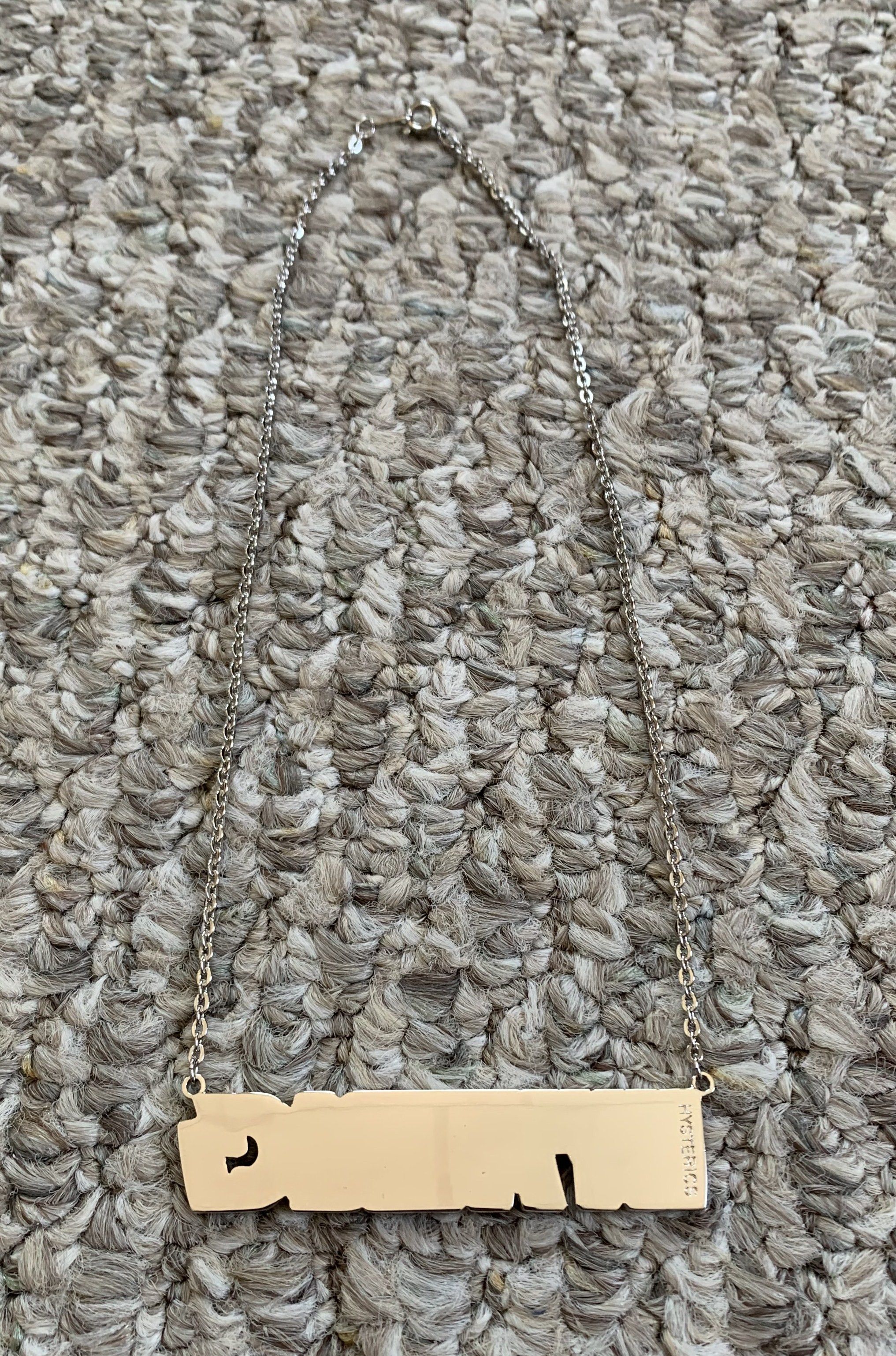 Hysteric Glamour × Swarovski Hysteric Glamour Swarovski Spellout Necklace Size ONE SIZE - 3 Thumbnail