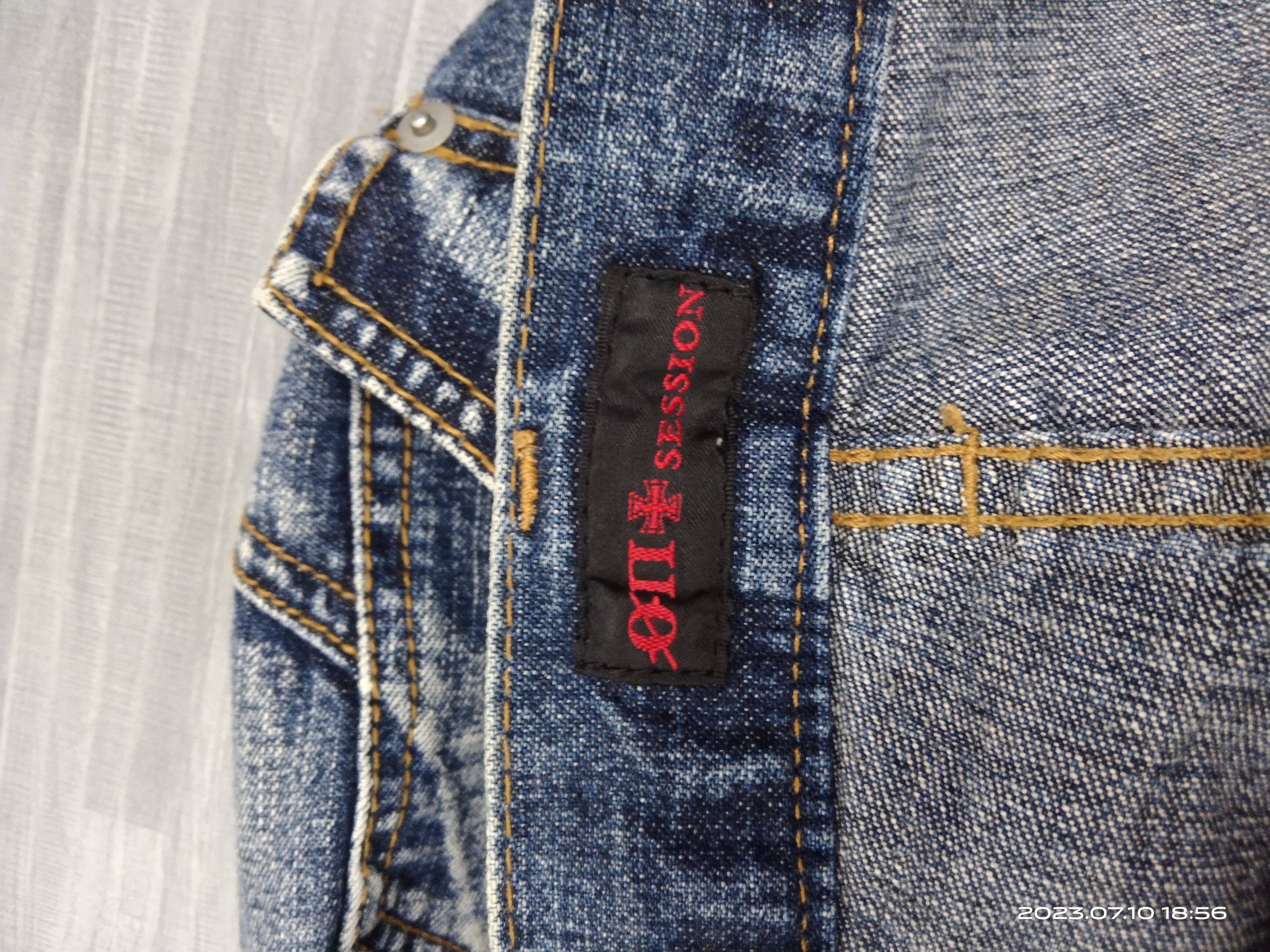 Japanese Brand FLARE SICK WASHED SESSION DENIM PANTS Size US 28 / EU 44 - 9 Thumbnail