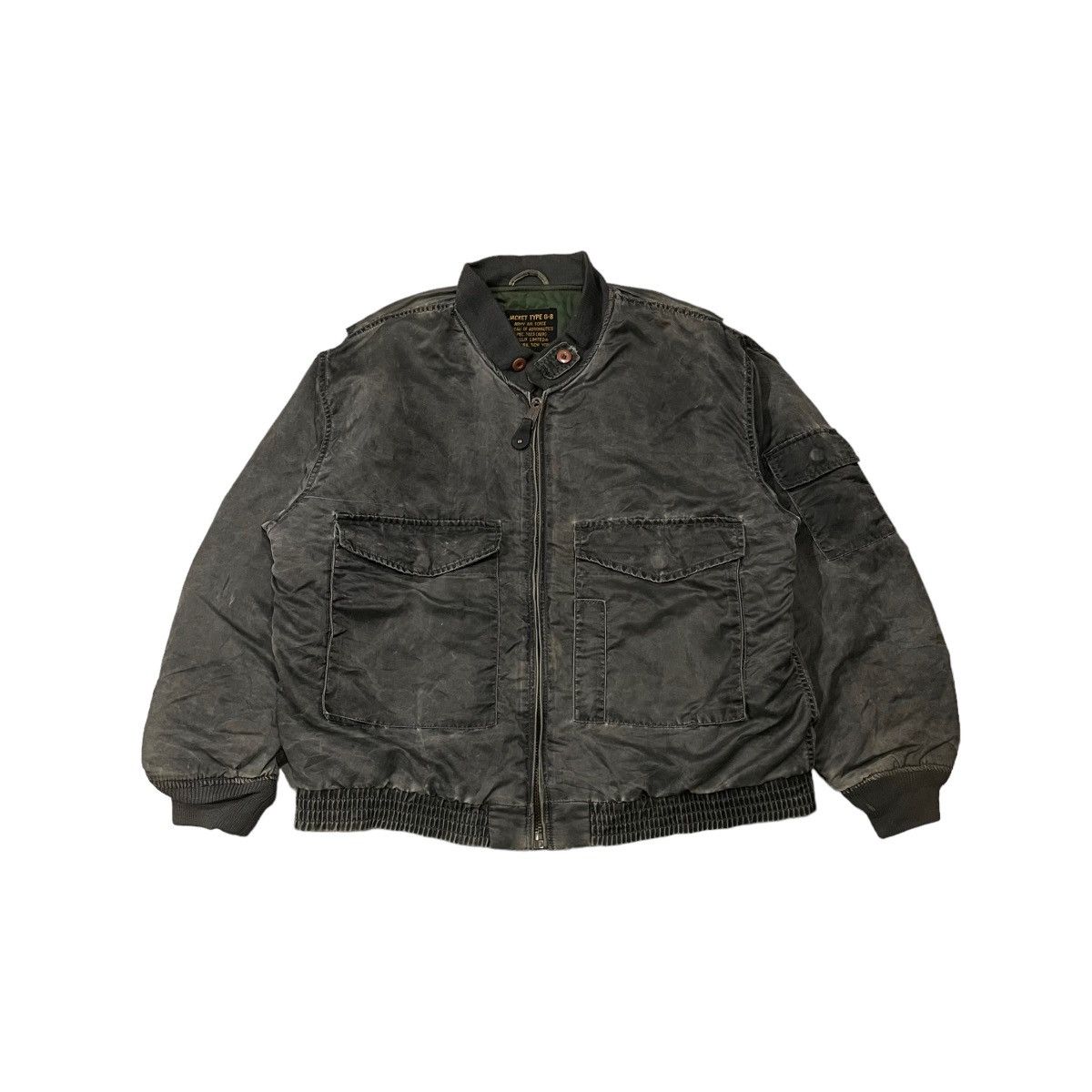 JiyongKim RECODE SUNFADED BOMBER 全世界8着 ALPHA X JIYONG KIM SUN BLEACHED BOMBER JACKET | Parallel
