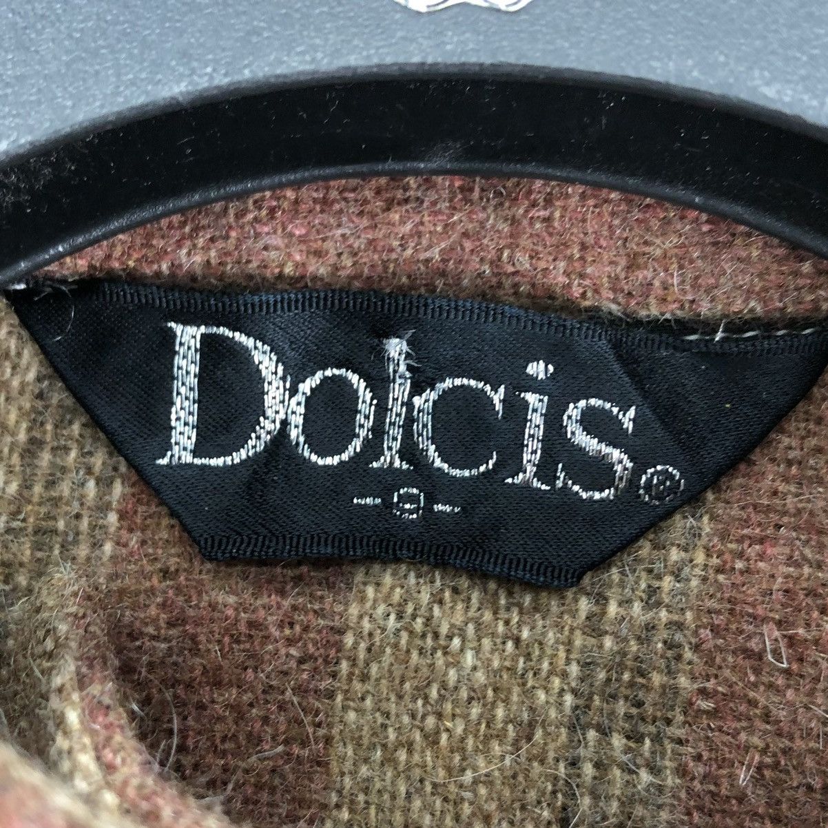Japanese Brand Vintage 80's Wool Flannel Round Collar Striped by Dolcis Size US XXS / EU 40 - 12 Thumbnail