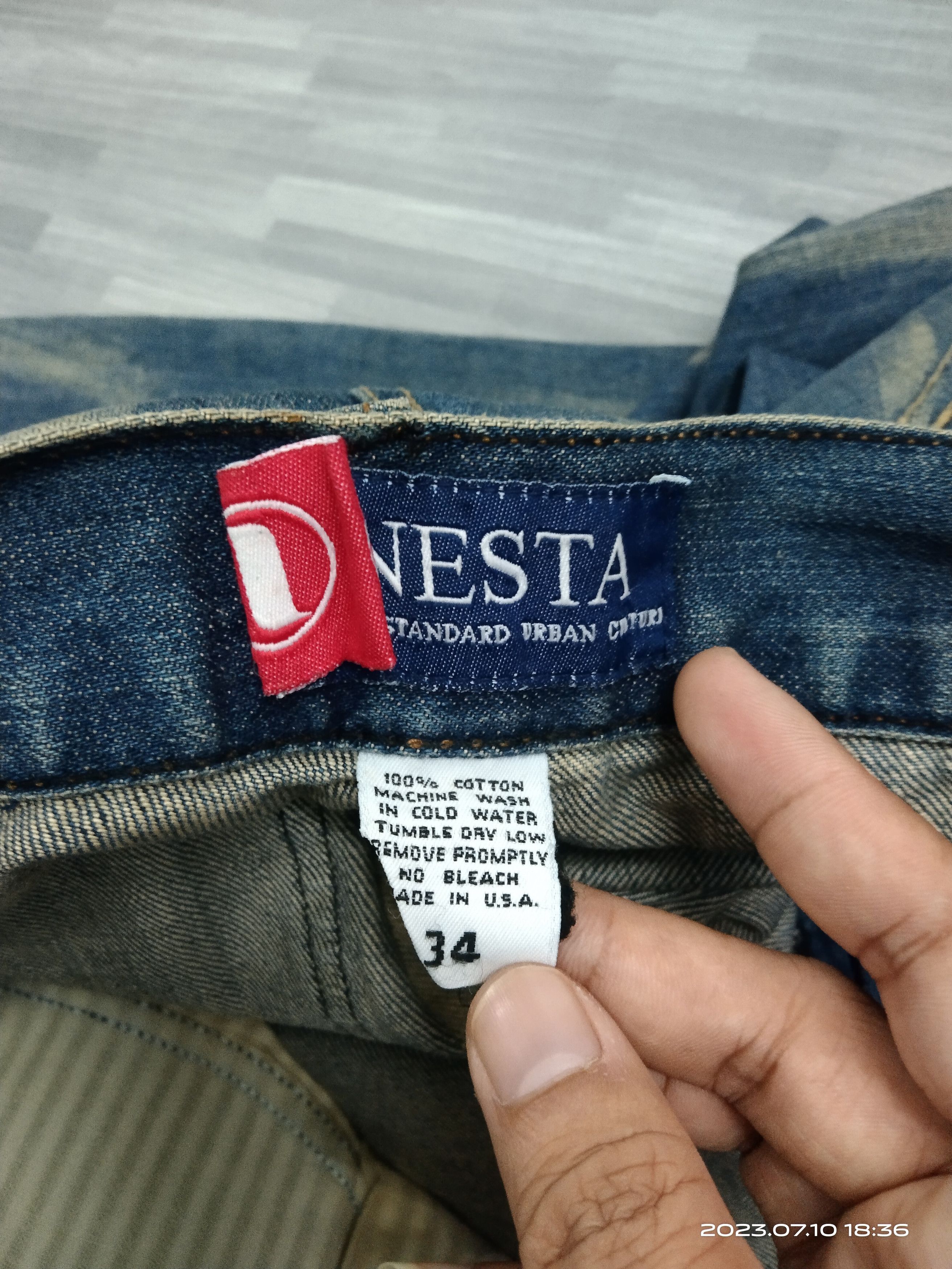 SICK BAGGY SPLATTER RUSTY NESTA DENIM PANTS