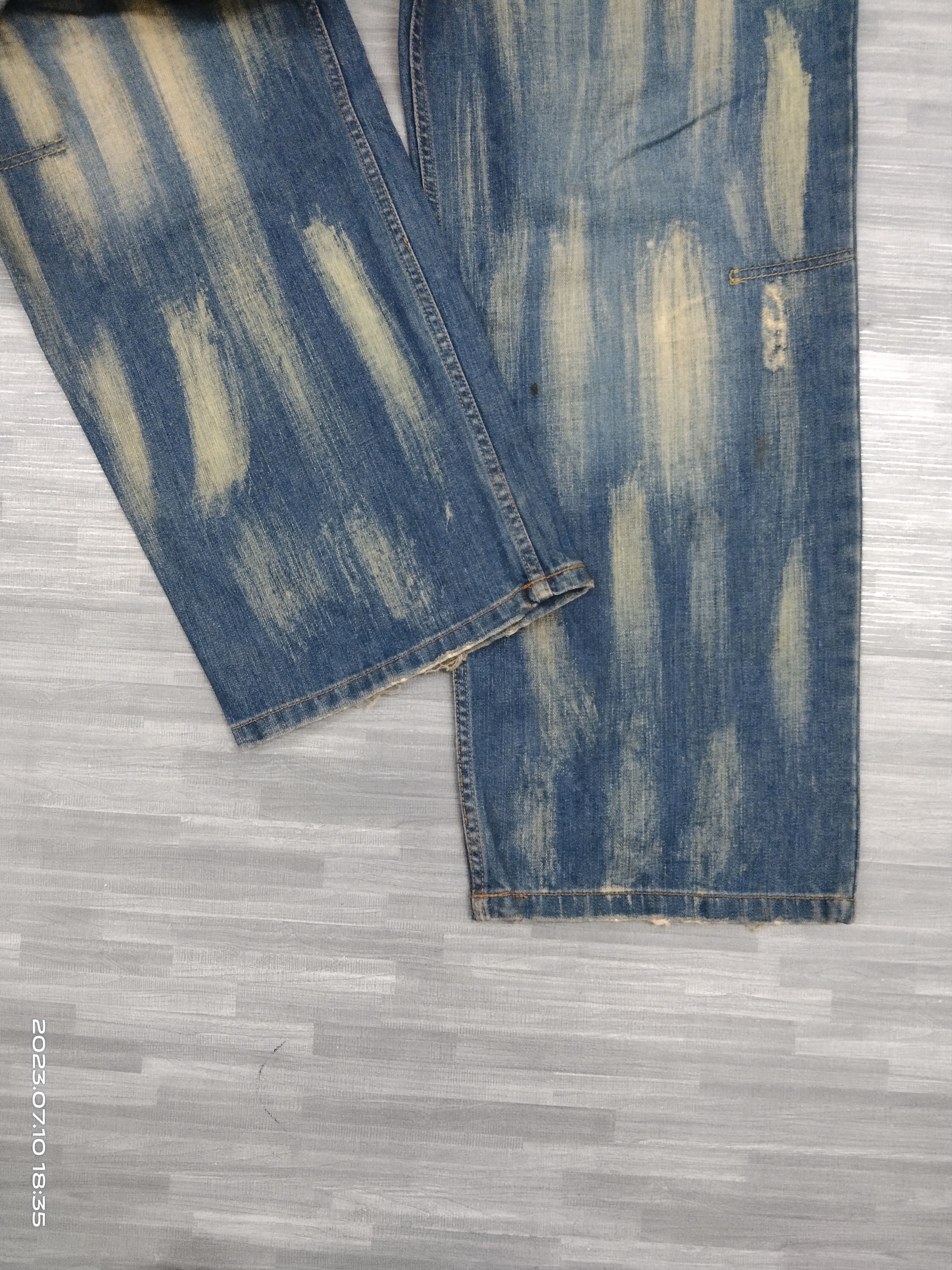 SICK BAGGY SPLATTER RUSTY NESTA DENIM PANTS
