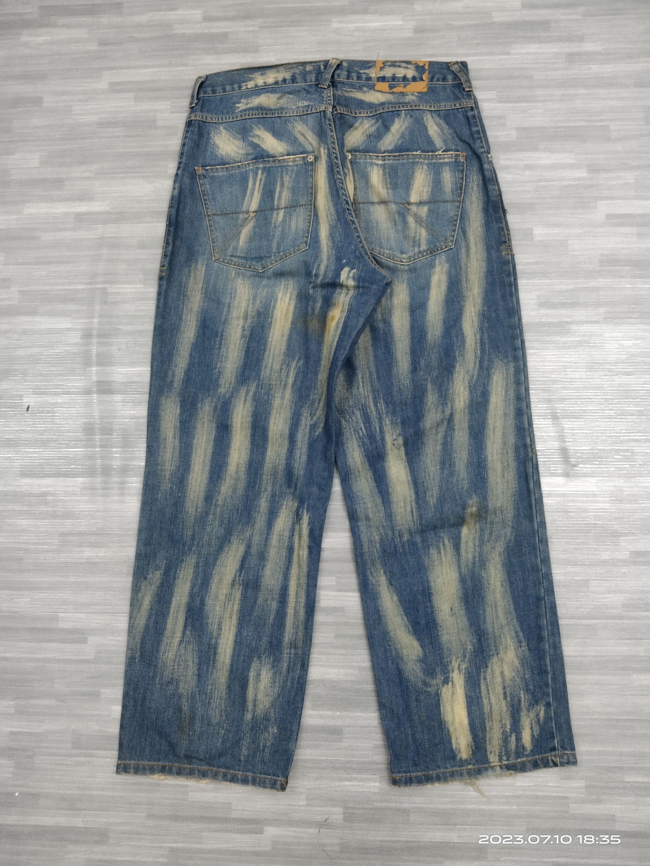 SICK BAGGY SPLATTER RUSTY NESTA DENIM PANTS