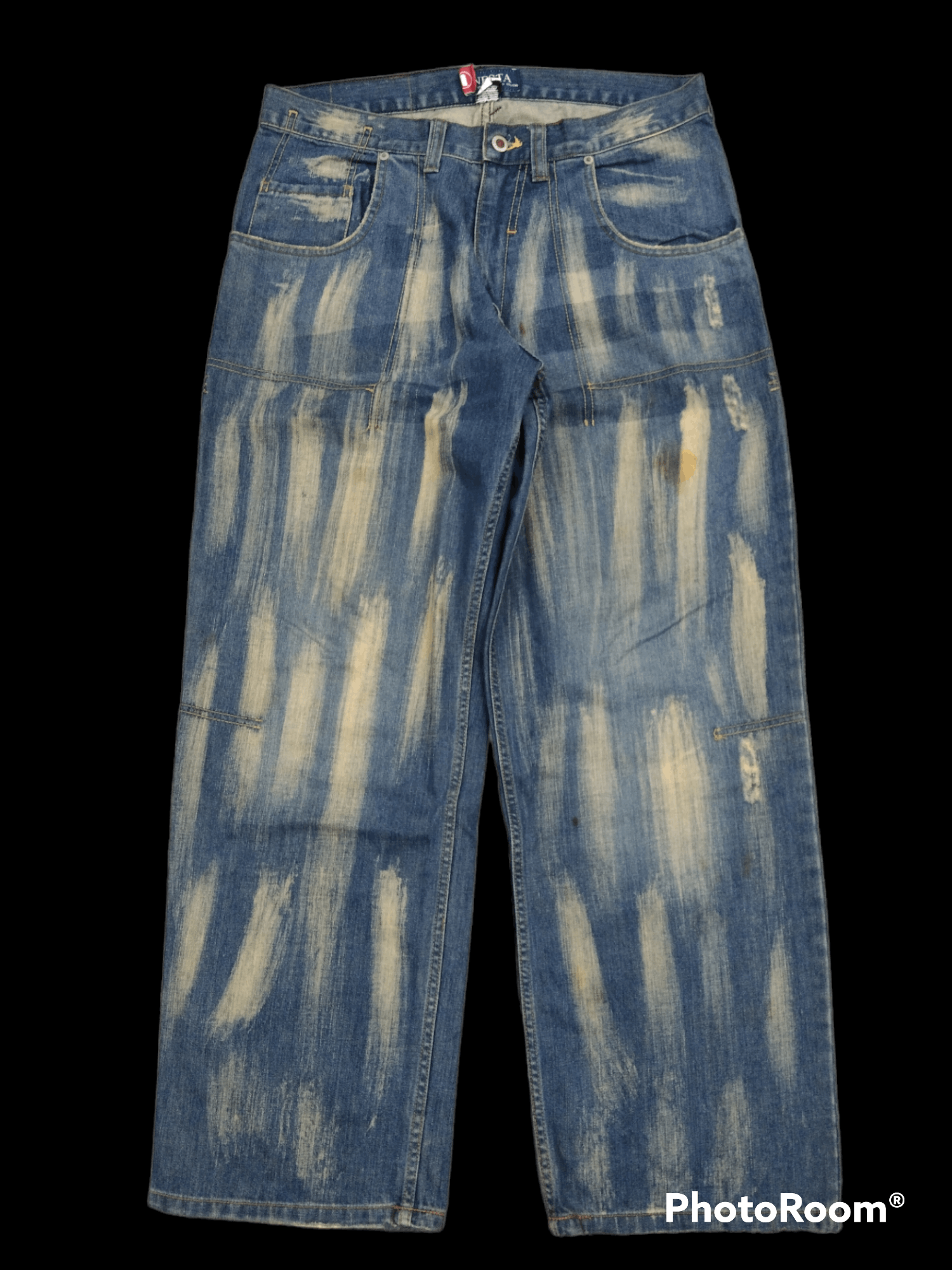SICK BAGGY SPLATTER RUSTY NESTA DENIM PANTS