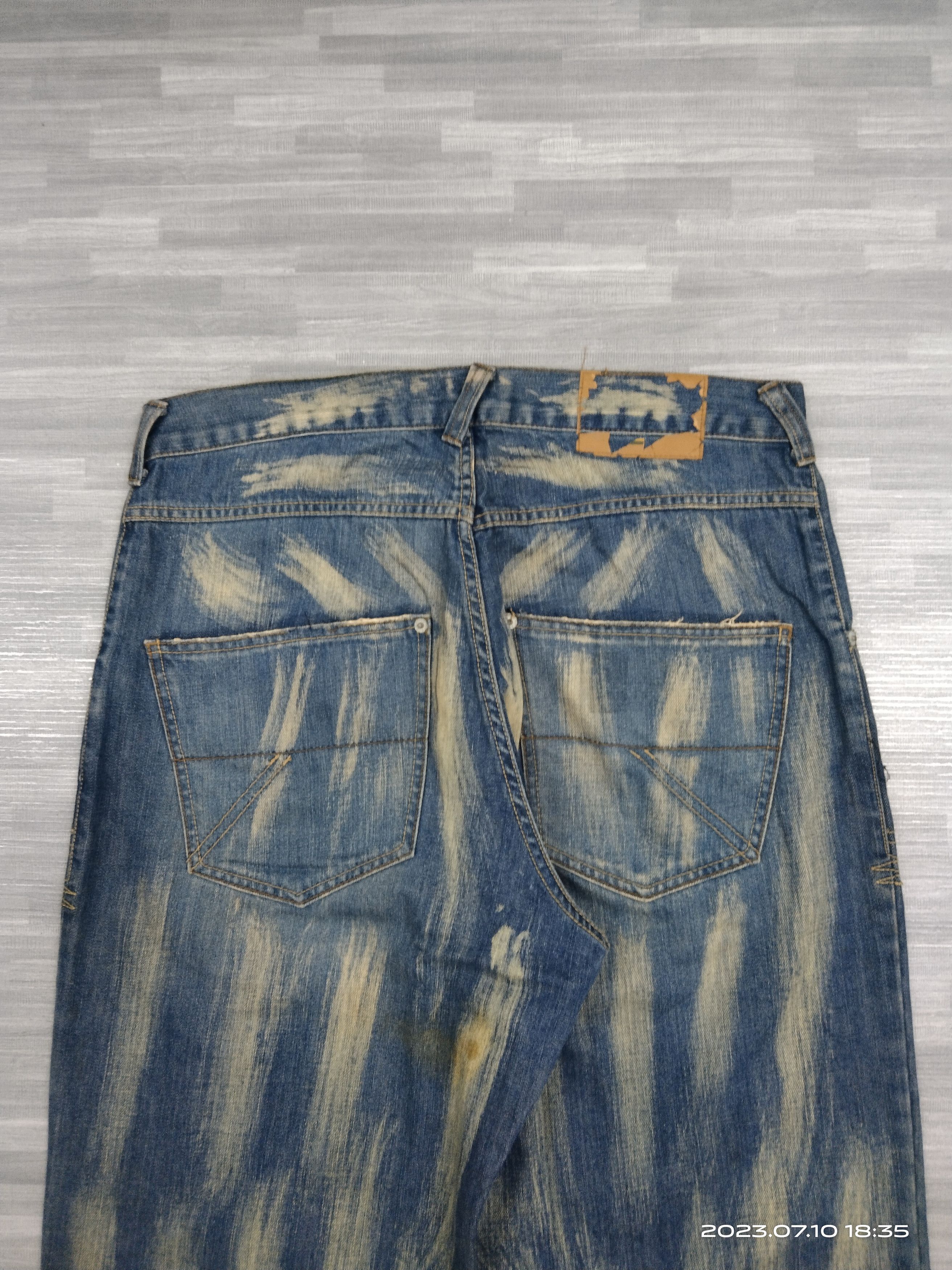 SICK BAGGY SPLATTER RUSTY NESTA DENIM PANTS