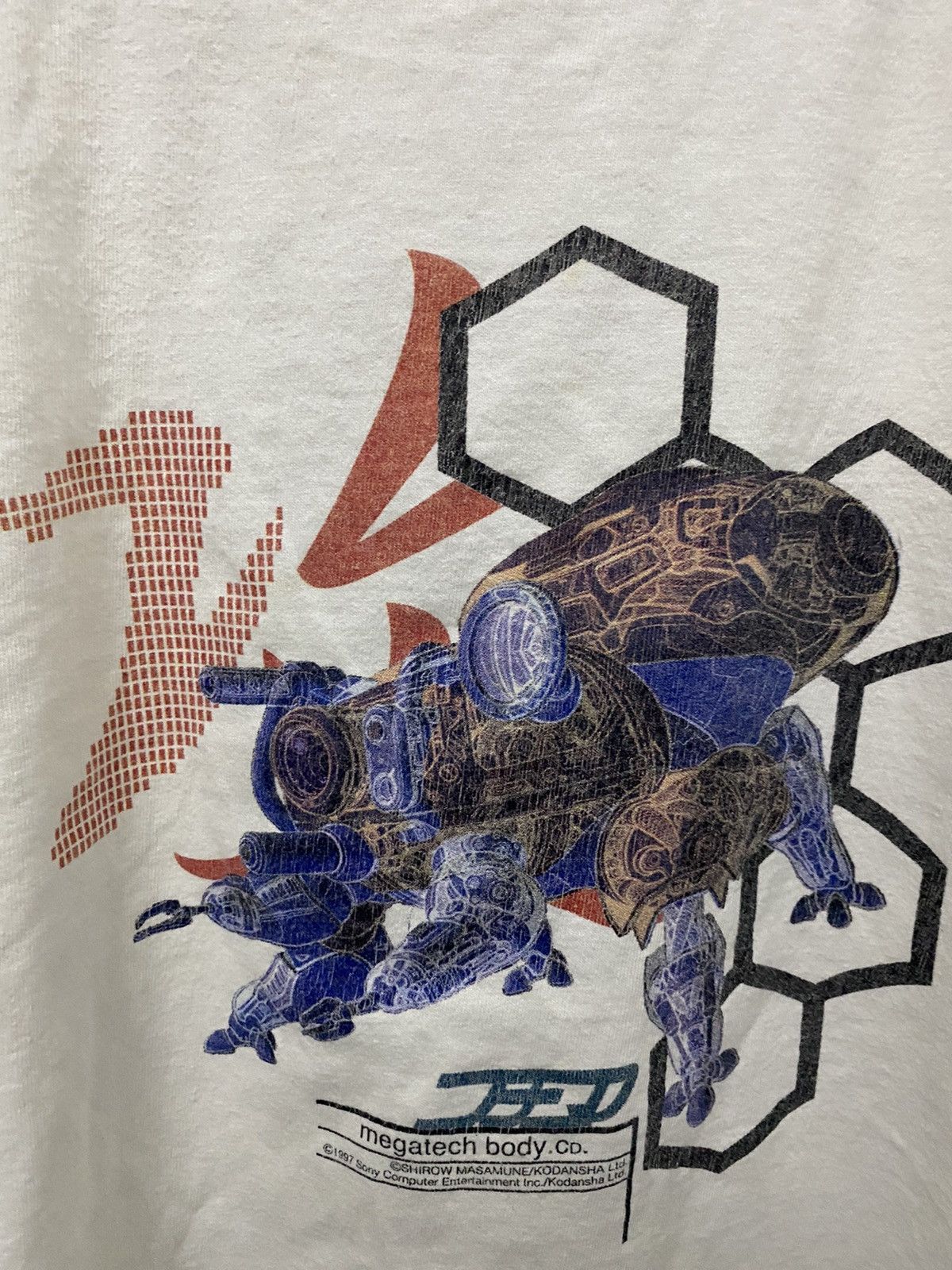 Anime Vintage Ghost in the Shell Sony Japan Promotion Limited Size US M / EU 48-50 / 2 - 2 Thumbnail