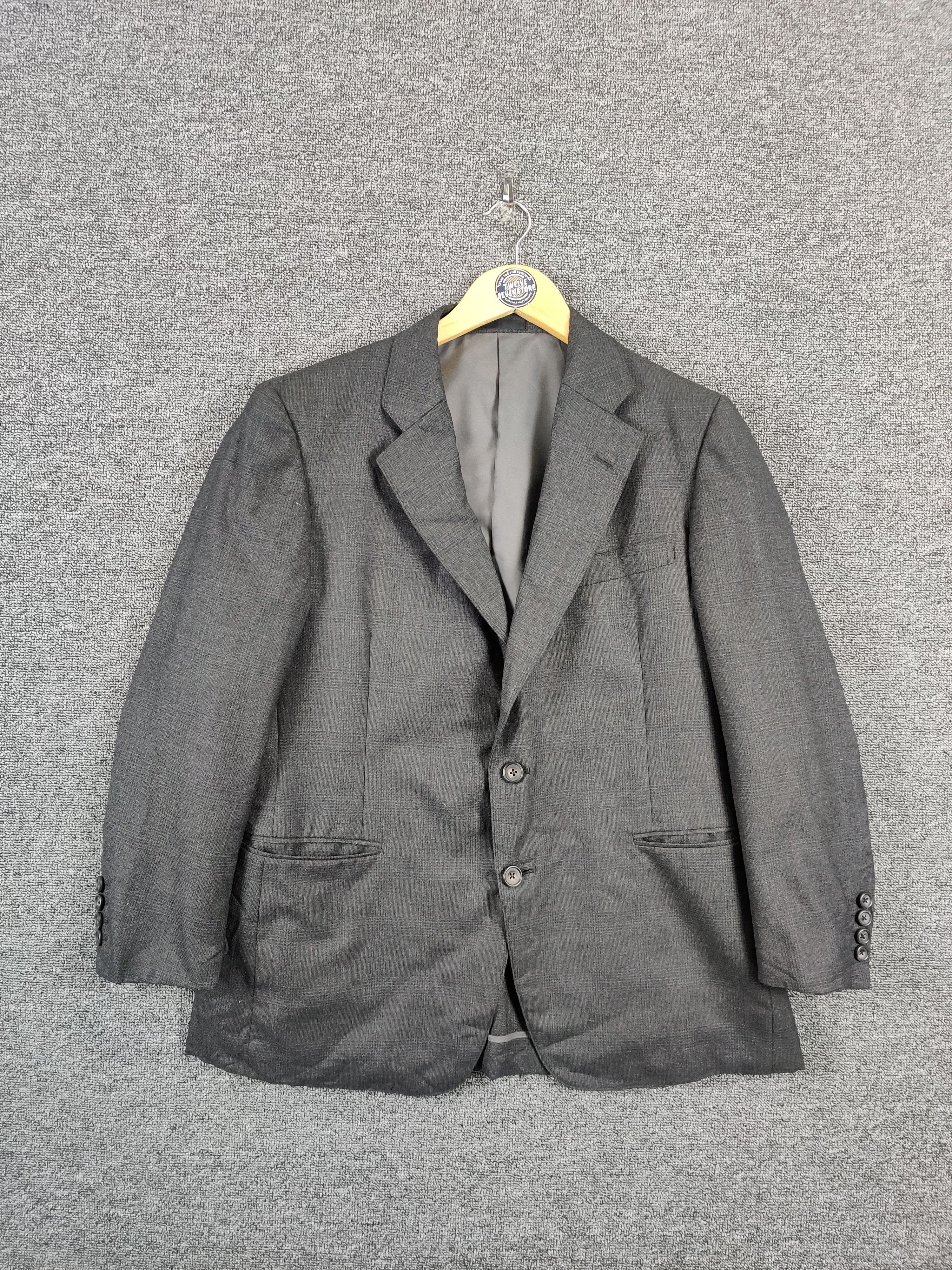 Burberry Vintage Burberrys Wool Single Breasted Blazer Size US L / EU 52-54 / 3 - 1 Thumbnail