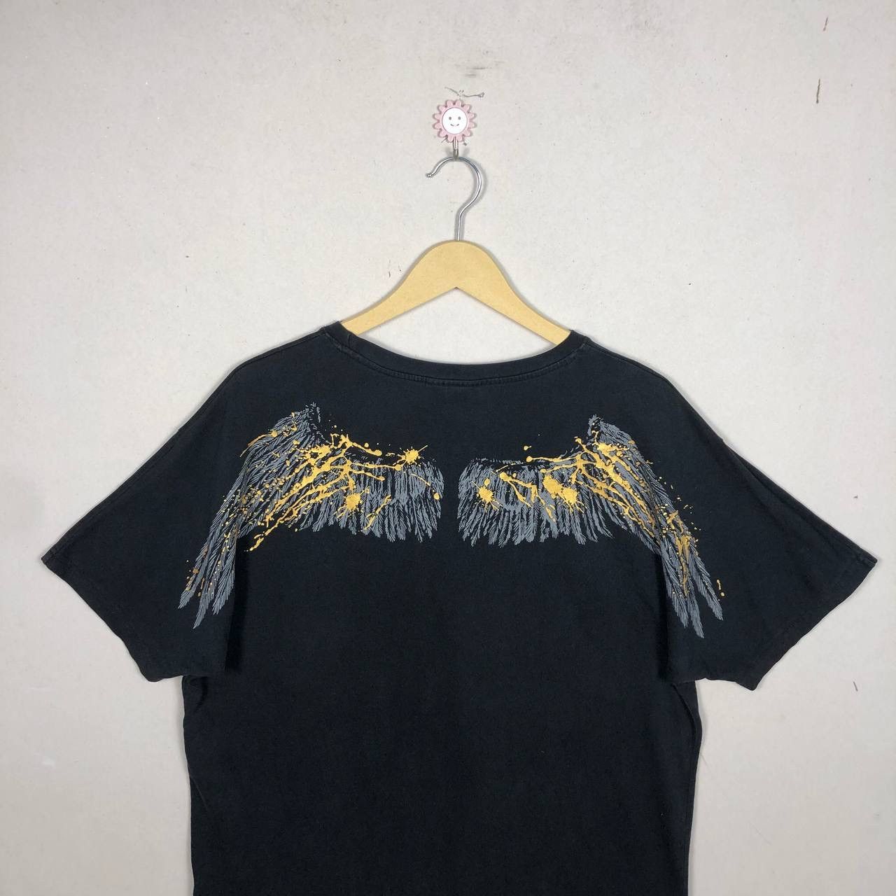 Boy London × Vintage Vintage Boy London Gold Wings Black Tshirt XL Size US XL / EU 56 / 4 - 4 Thumbnail