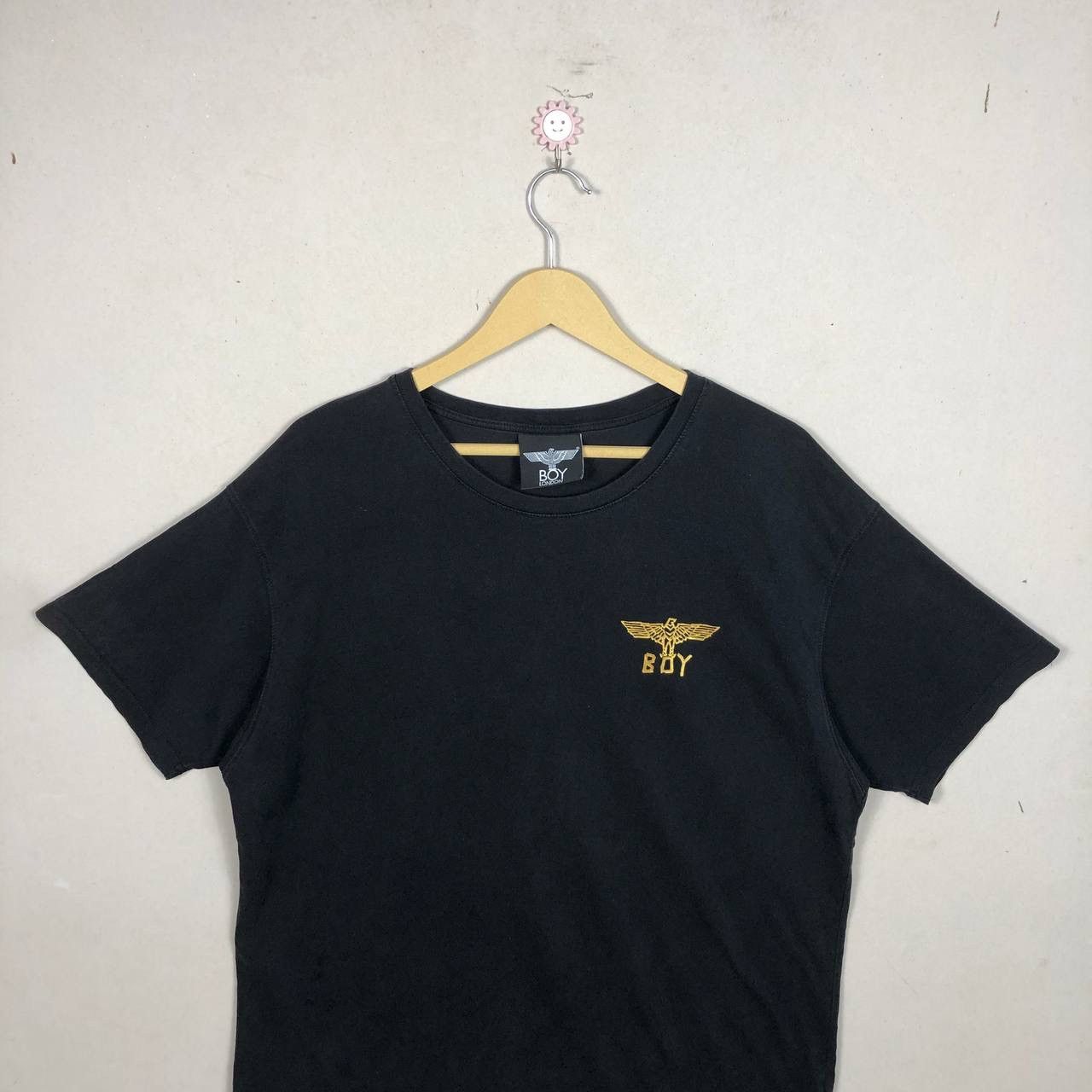 Boy London × Vintage Vintage Boy London Gold Wings Black Tshirt XL Size US XL / EU 56 / 4 - 3 Thumbnail