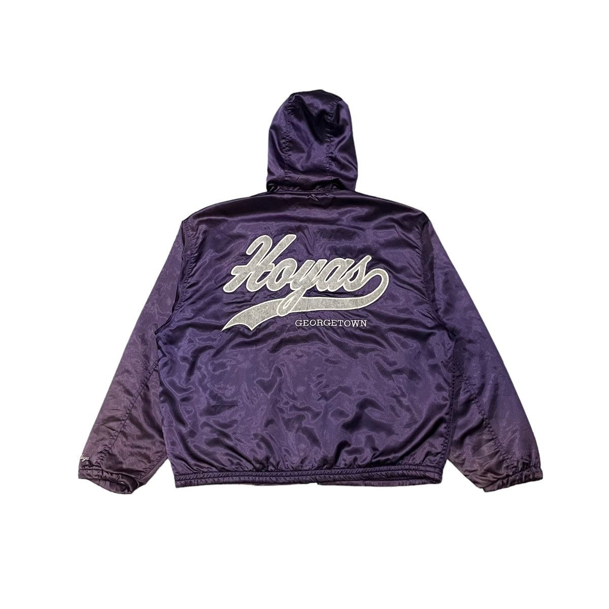 NCAA Vintage Georgetown Hoyas American College Reversible Jacket Size US L / EU 52-54 / 3 - 10 Thumbnail