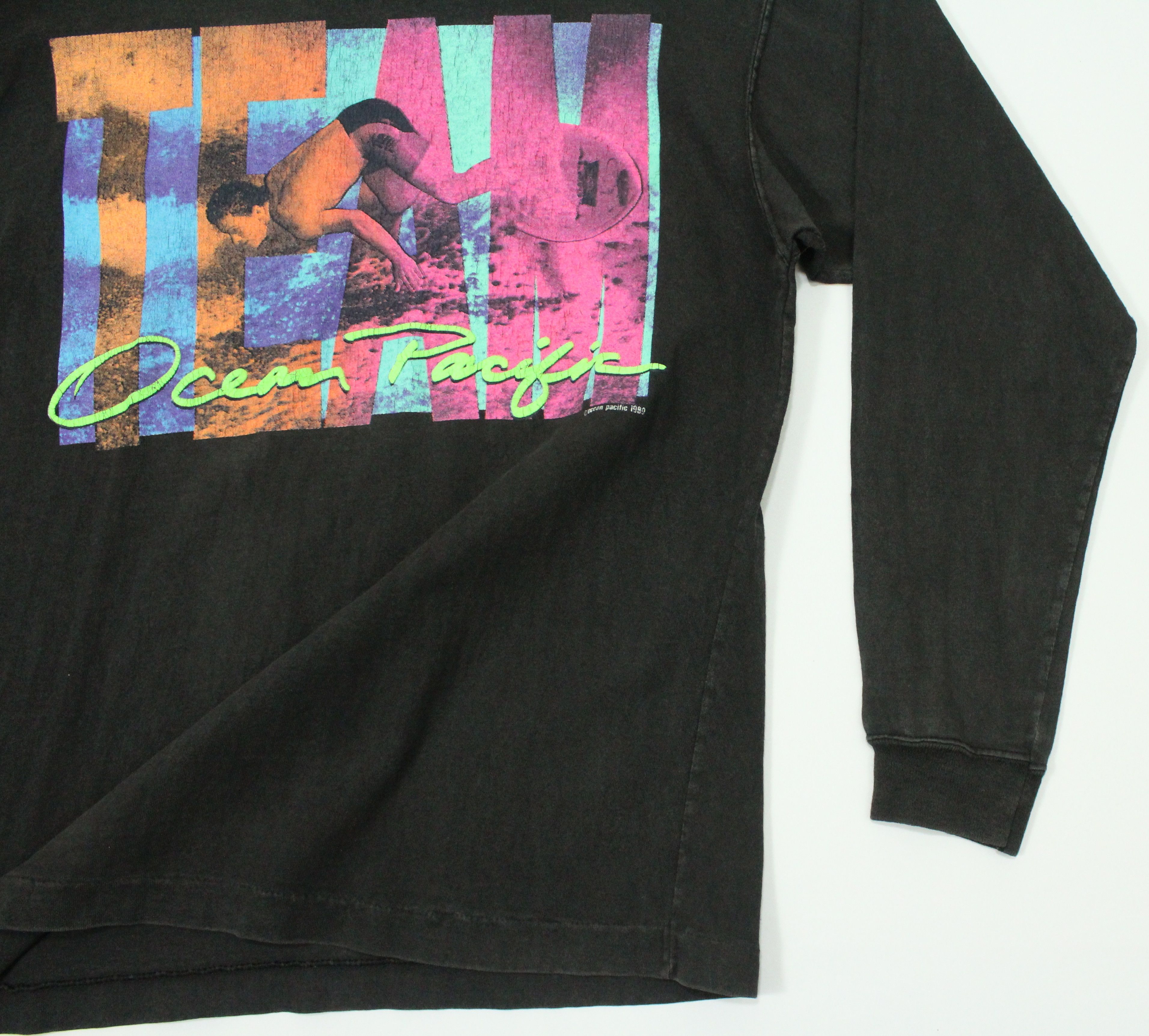 Ocean Pacific × Vintage Vintage 80s OCEAN PACIFIC T Shirt Pocket 1989 Size US S / EU 44-46 / 1 - 6 Thumbnail