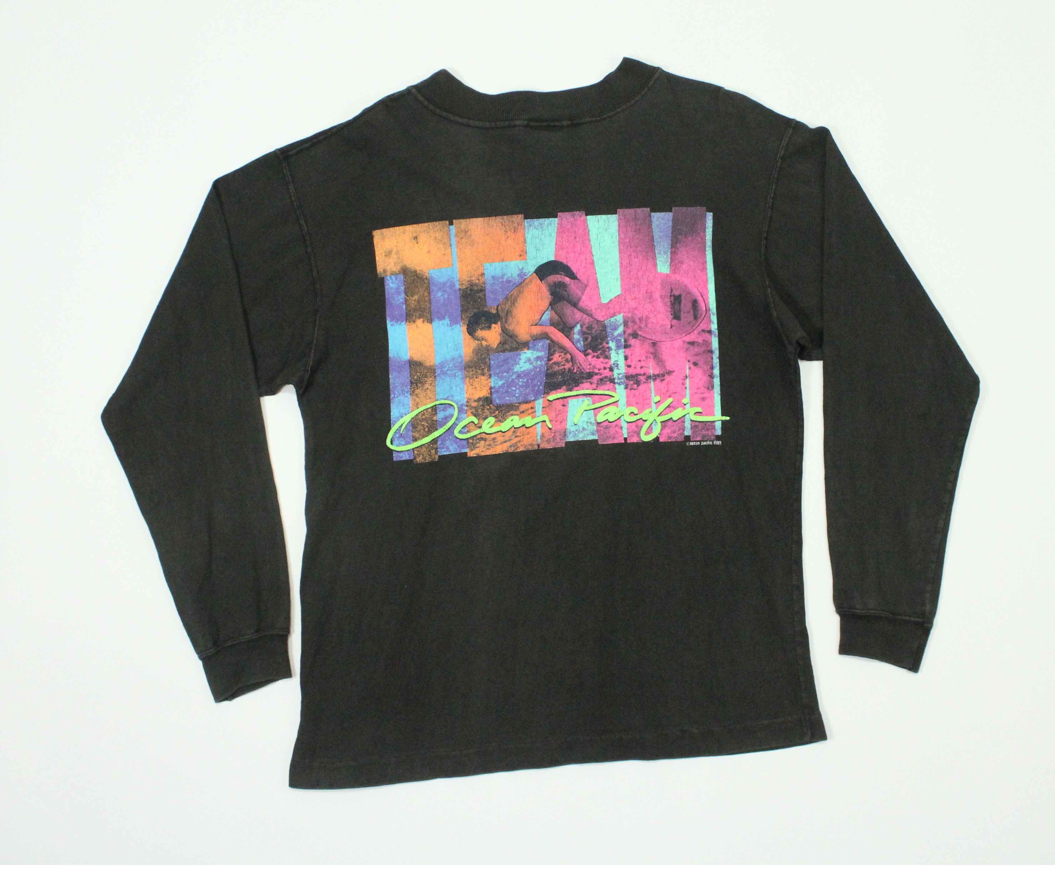 Ocean Pacific × Vintage Vintage 80s OCEAN PACIFIC T Shirt Pocket 1989 Size US S / EU 44-46 / 1 - 5 Thumbnail
