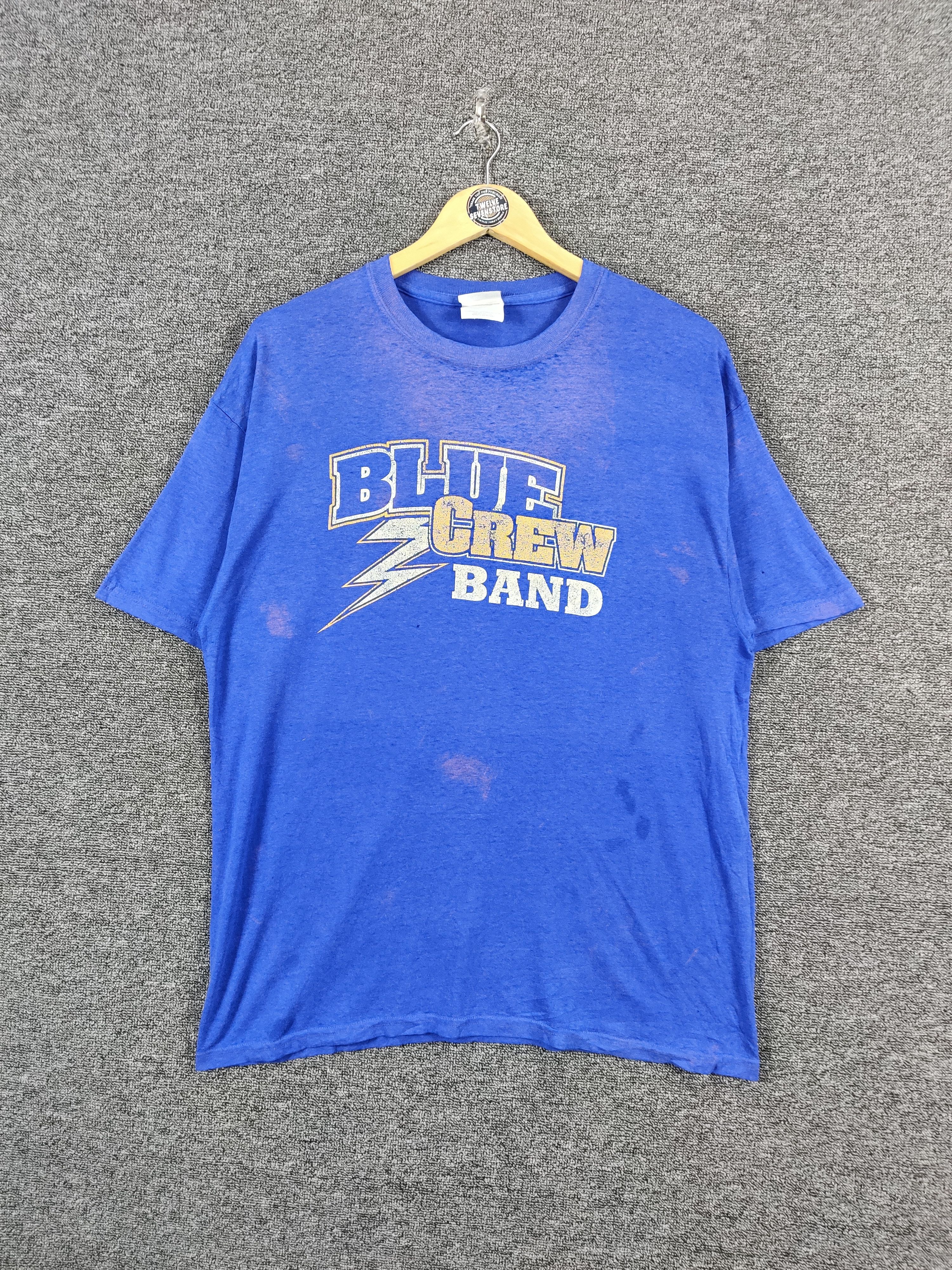 Band Tees Vintage Blue Crew Band Tee Tshirt Size US L / EU 52-54 / 3 - 1 Thumbnail