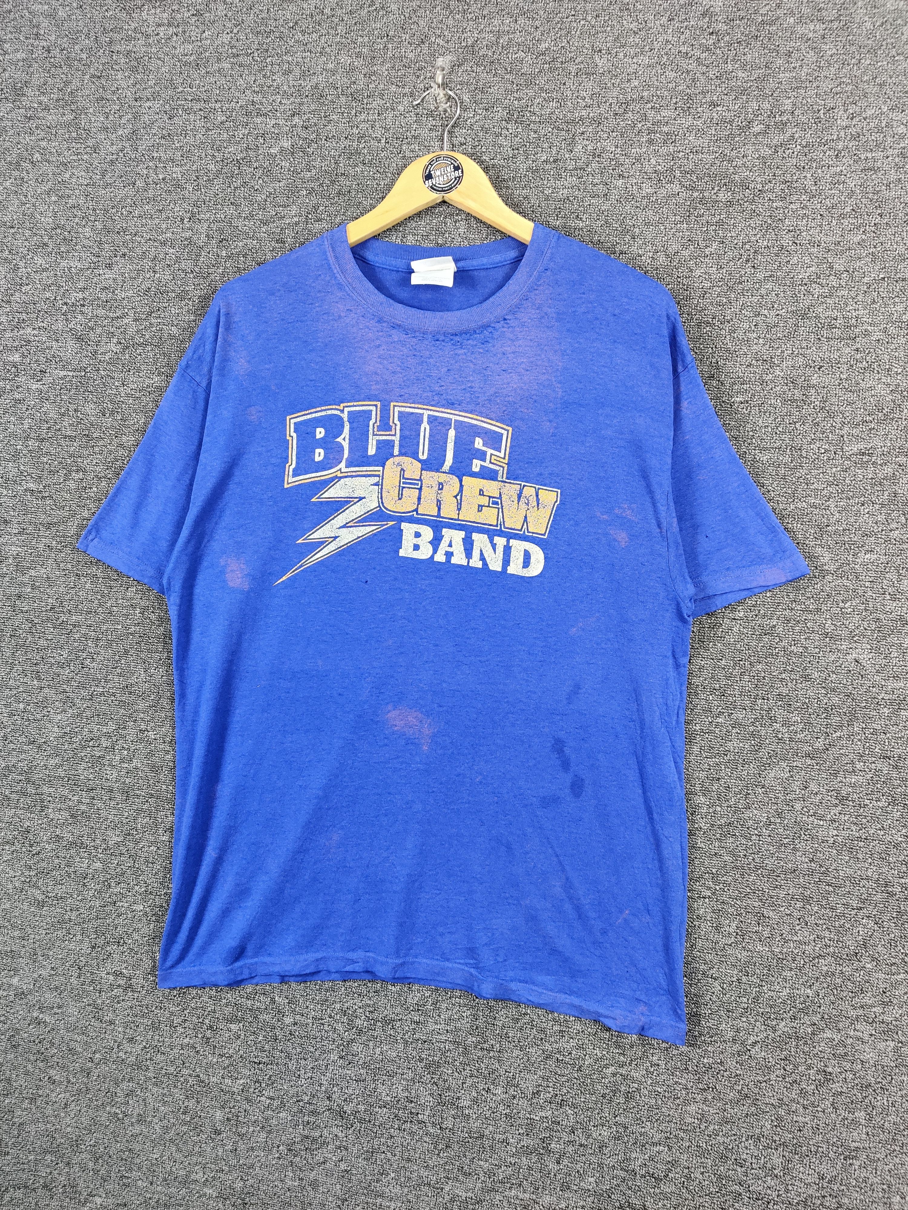 Band Tees Vintage Blue Crew Band Tee Tshirt Size US L / EU 52-54 / 3 - 2 Thumbnail