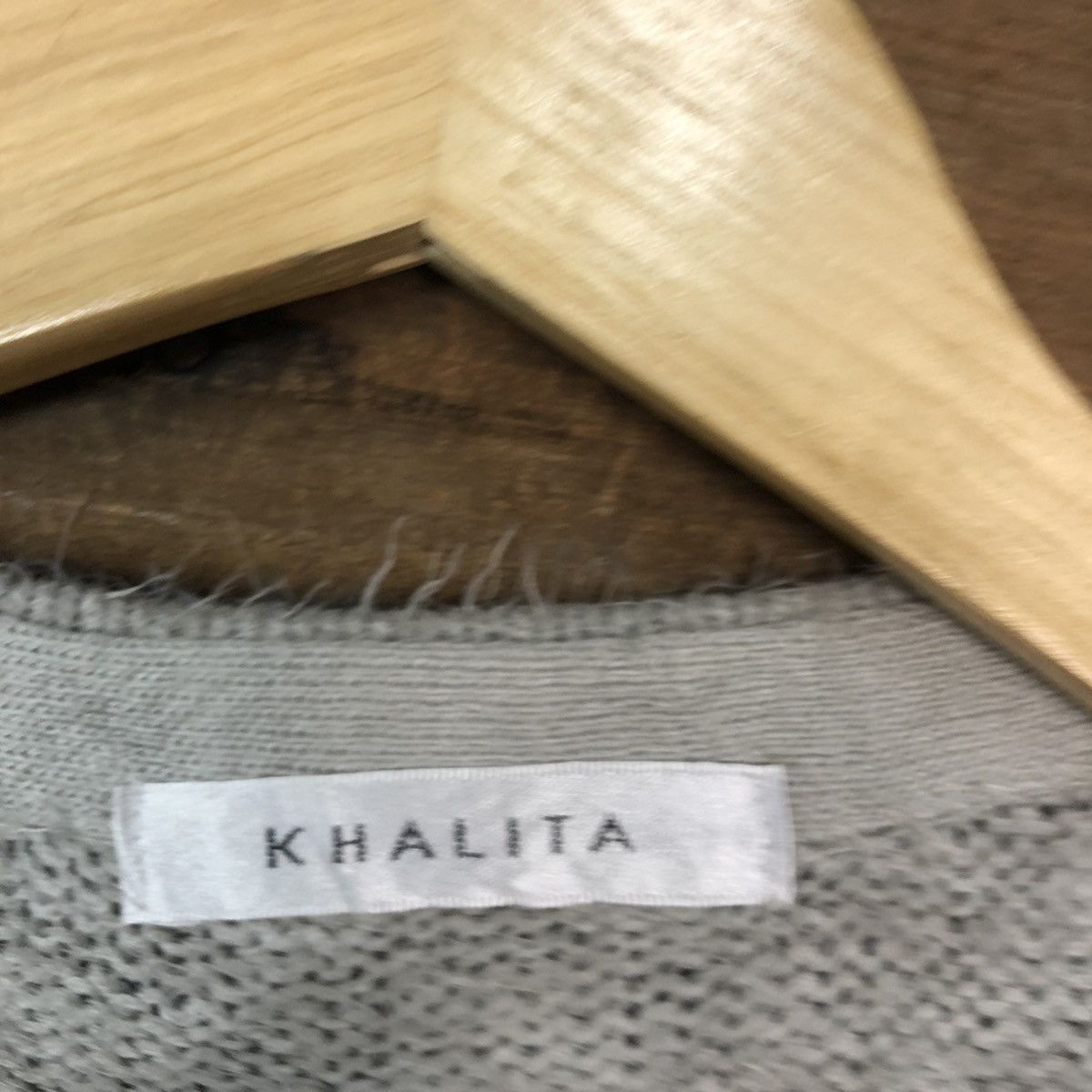 Homespun Knitwear DL Khalita Grey Mohair fur shaggy cardigan Knitwear #c1095 Size L / US 10 / IT 46 - 10 Thumbnail
