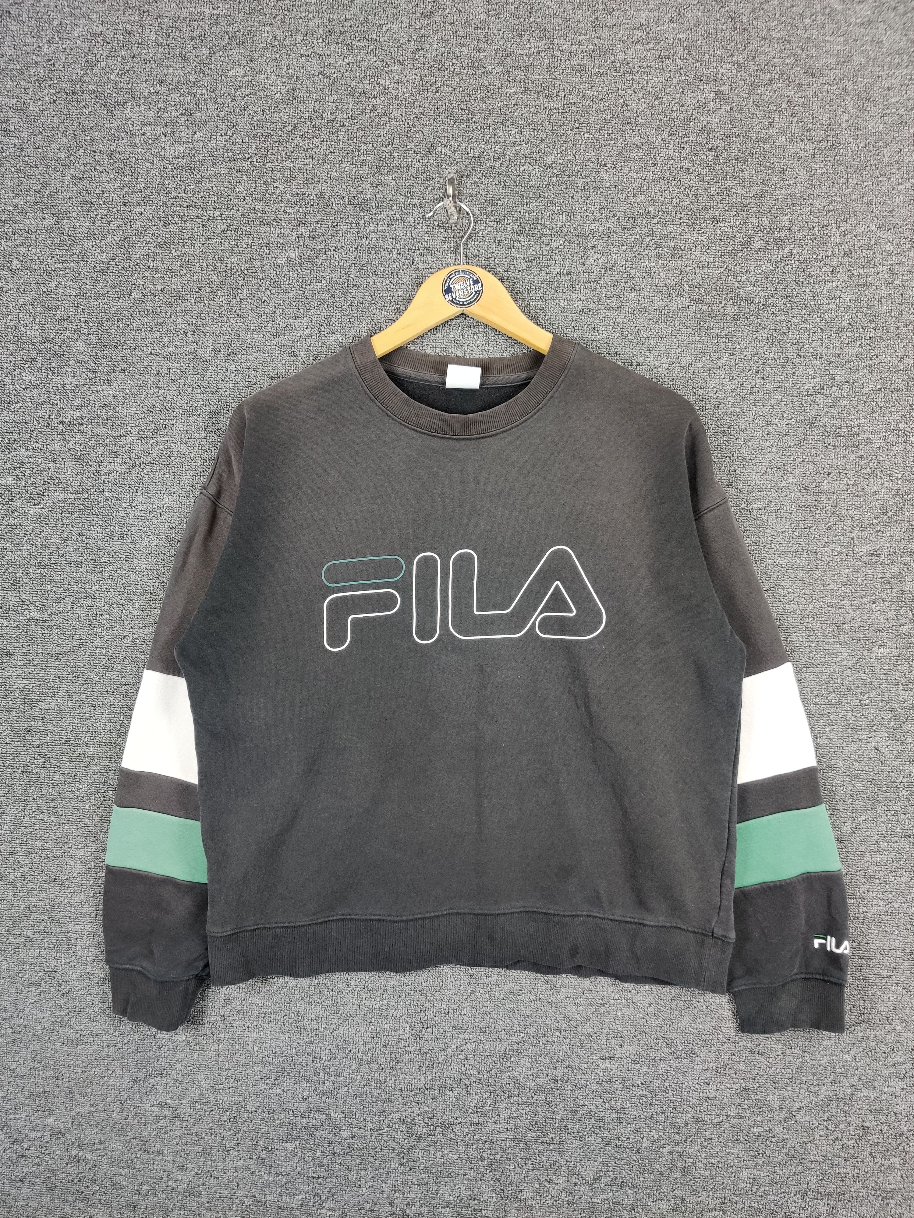 Fila Vintage Fila Spellout Crewneck Sweatshirt Size US S / EU 44-46 / 1 - 1 Thumbnail