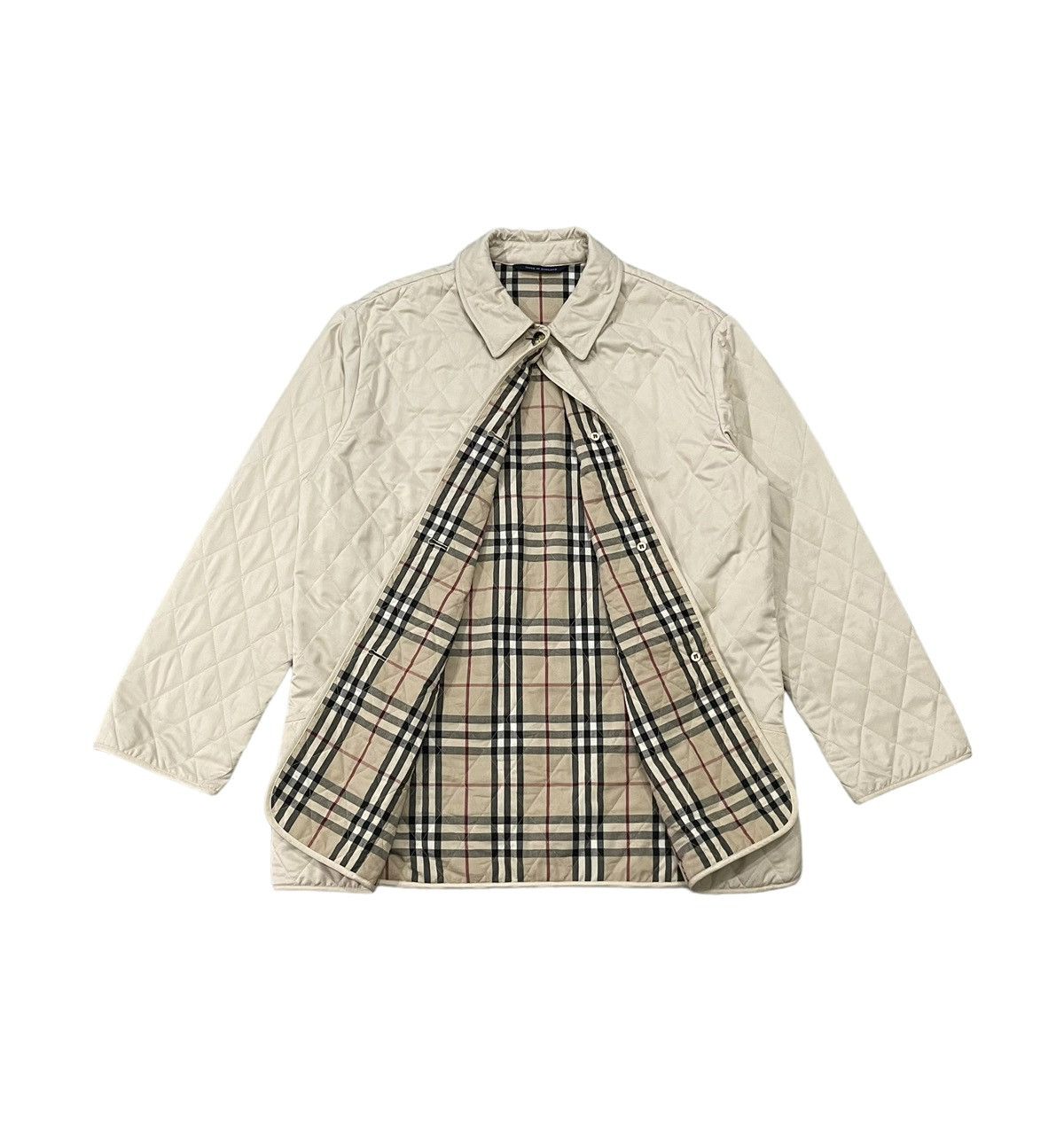 Vintage Burberry London Novacheck Quilted Light Jacket