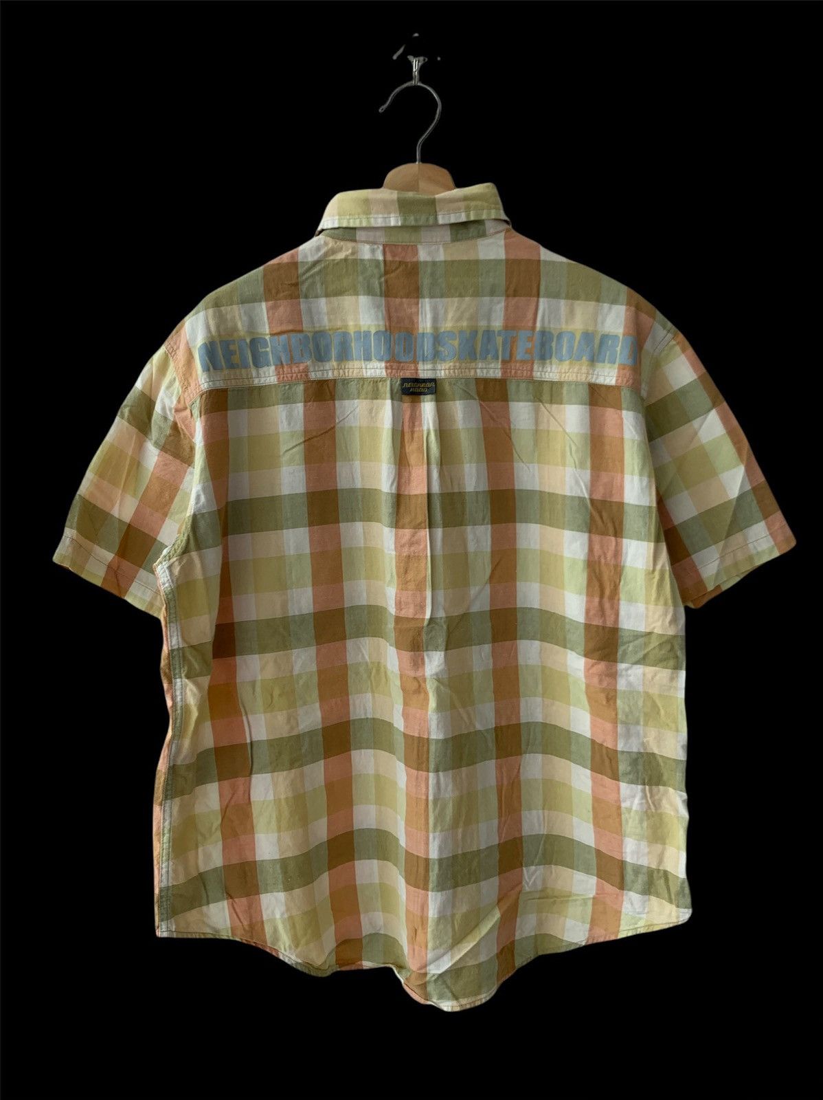 Japanese Brand Neighbourhood Skateboard Gingham Plaid Button Ups Shirts Size US M / EU 48-50 / 2 - 2 Thumbnail
