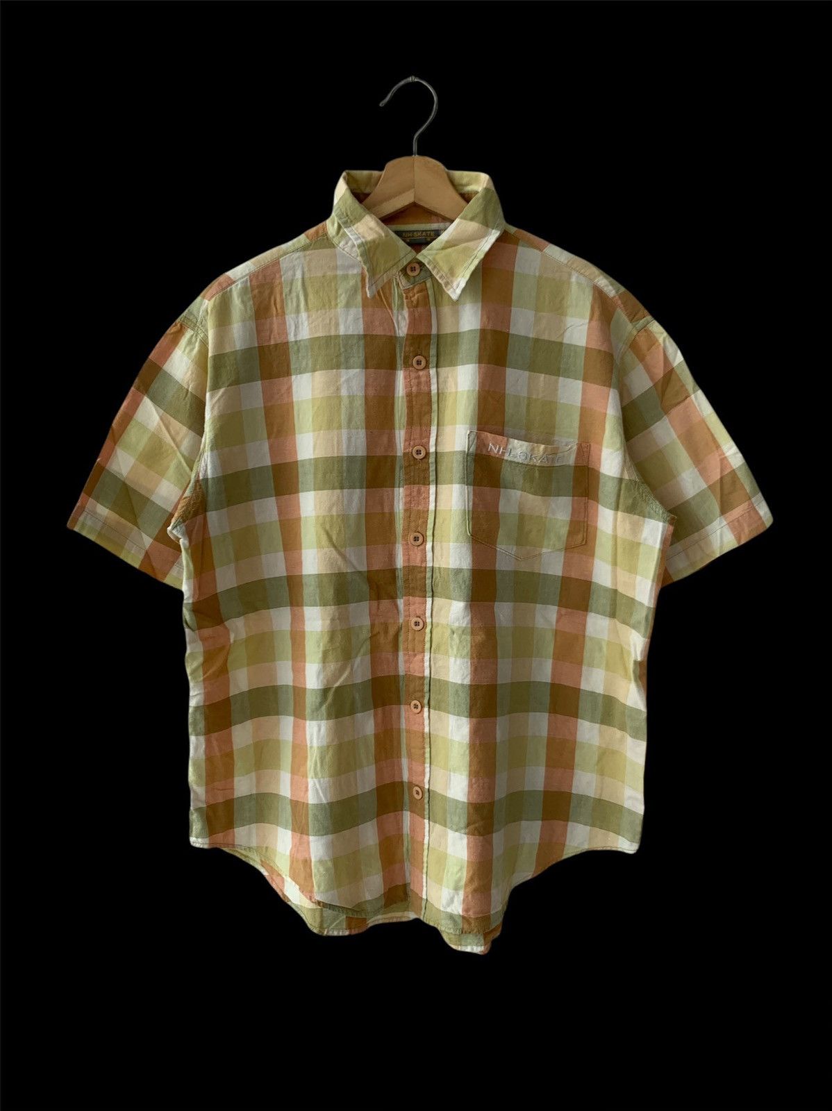 Japanese Brand Neighbourhood Skateboard Gingham Plaid Button Ups Shirts Size US M / EU 48-50 / 2 - 3 Thumbnail