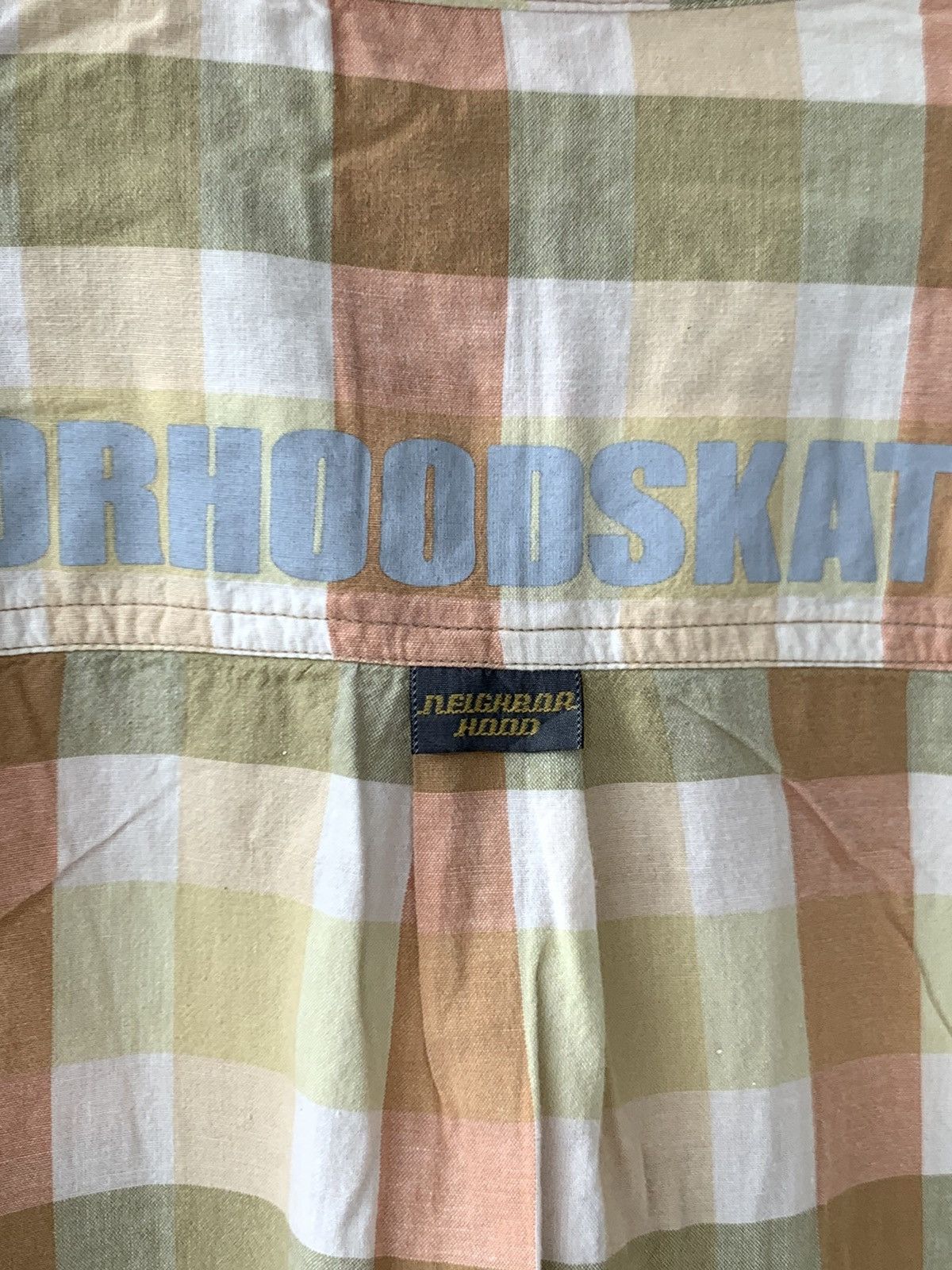 Japanese Brand Neighbourhood Skateboard Gingham Plaid Button Ups Shirts Size US M / EU 48-50 / 2 - 5 Thumbnail