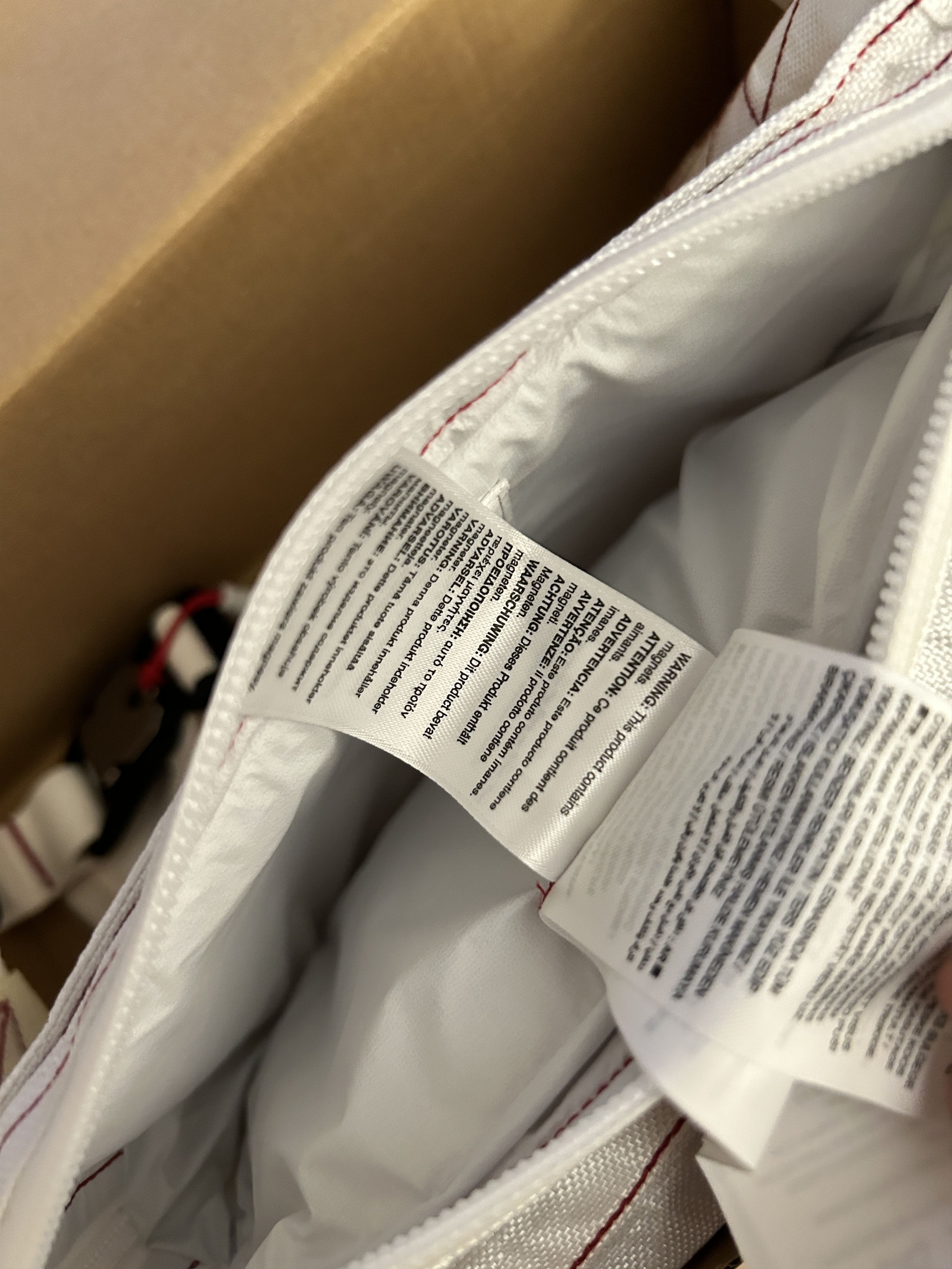 Nike × Tom Sachs Nike x Tom Sachs Exploding Poncho Men's White Size ONE SIZE - 14 Thumbnail