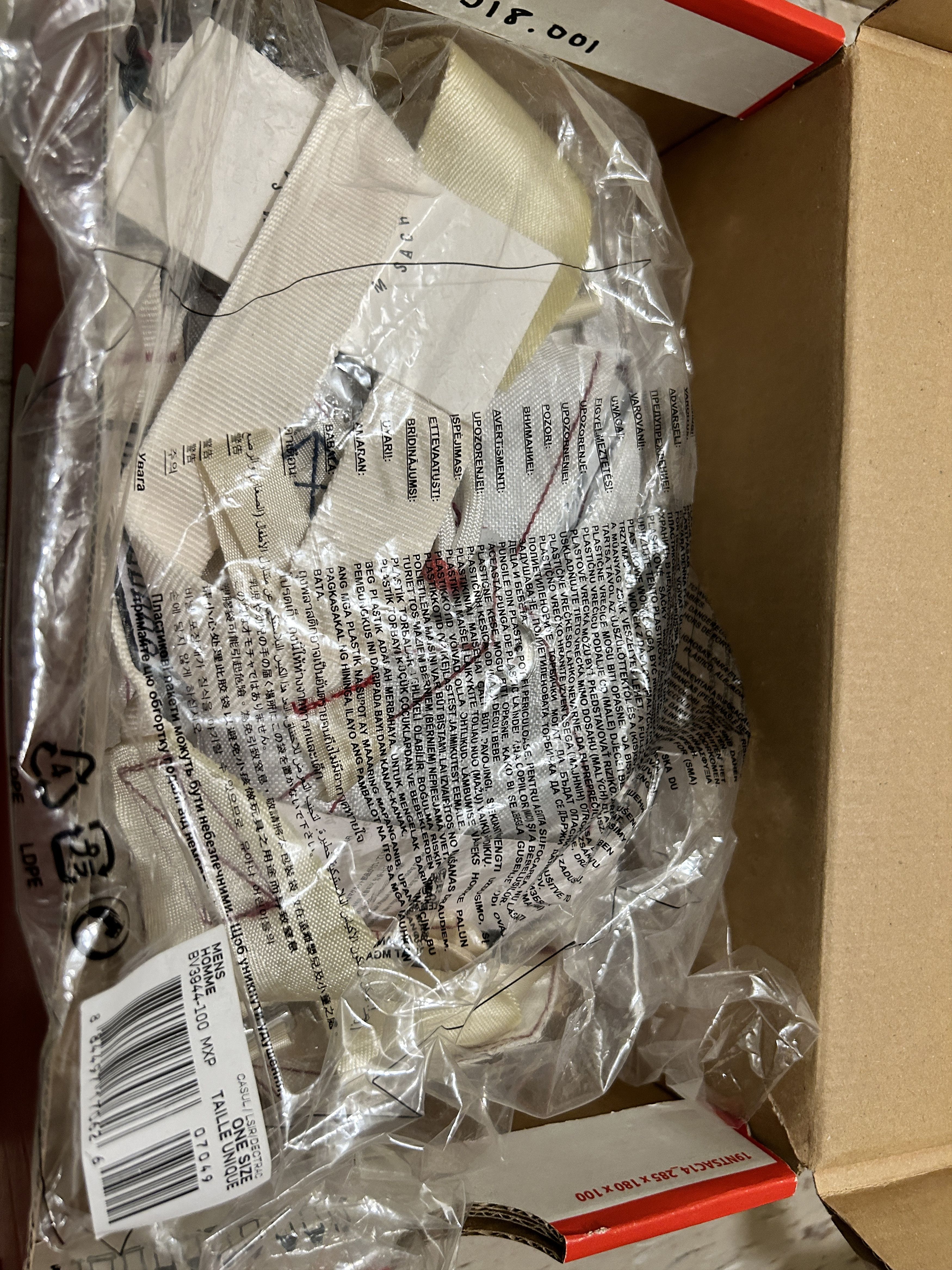 Nike × Tom Sachs Nike x Tom Sachs Exploding Poncho Men's White Size ONE SIZE - 4 Thumbnail