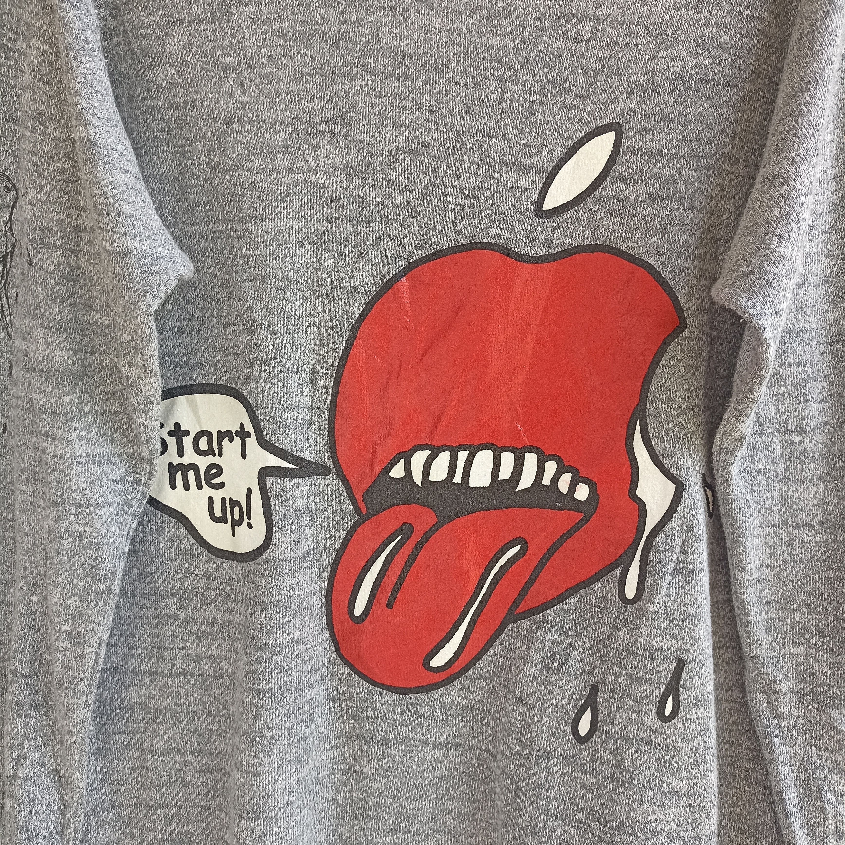 Band Tees × Japanese Brand Start Me Up Tongue Apple Long Sleeve Shirt Size M / US 6-8 / IT 42-44 - 3 Thumbnail