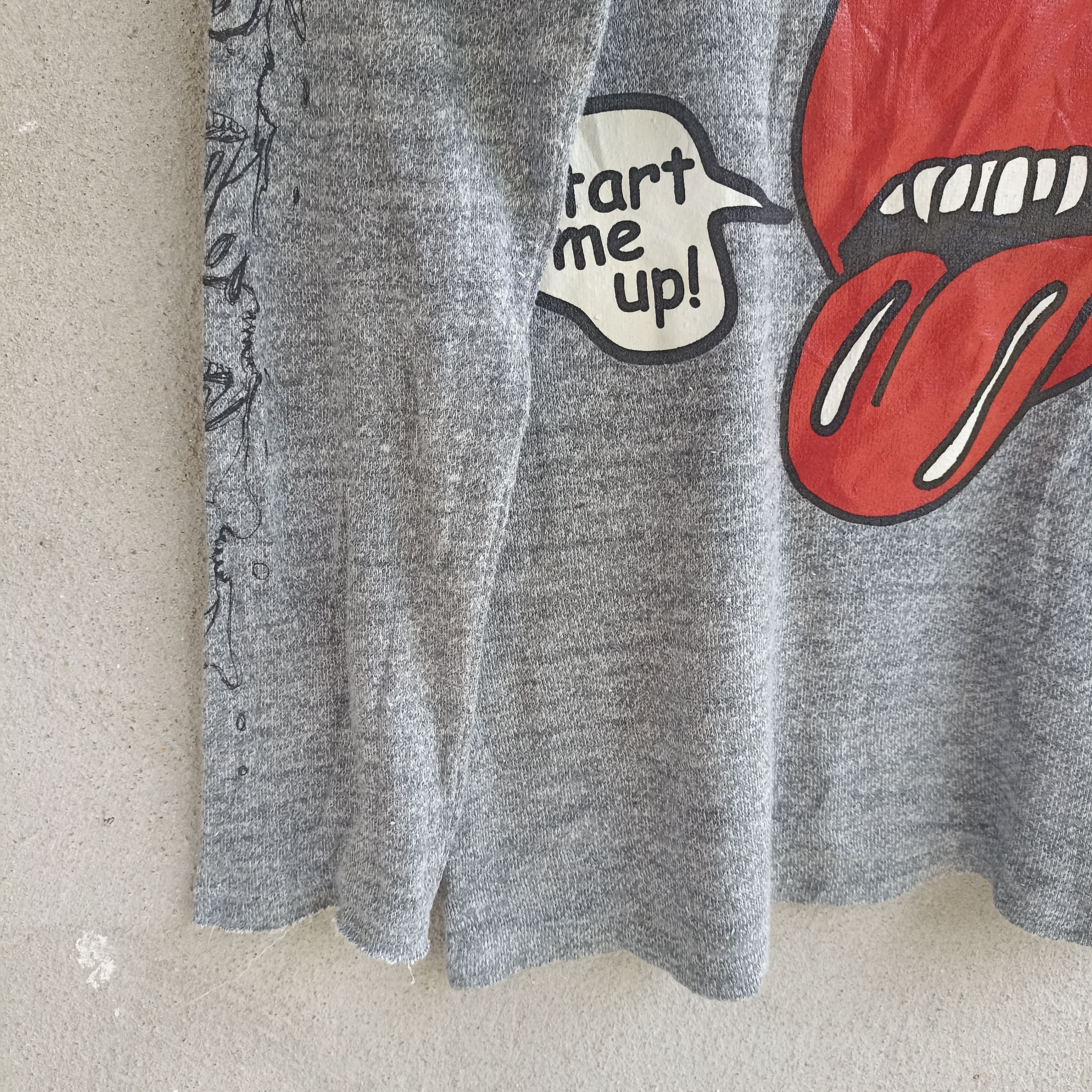 Band Tees × Japanese Brand Start Me Up Tongue Apple Long Sleeve Shirt Size M / US 6-8 / IT 42-44 - 7 Thumbnail