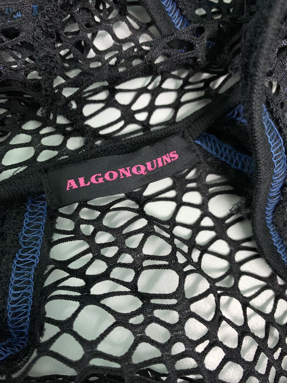 Hysteric Glamour 🔥Insane Design Japanese Brand ALGONQUINS Fish Net Hoodie Size US XS / EU 42 / 0 - 18 Thumbnail
